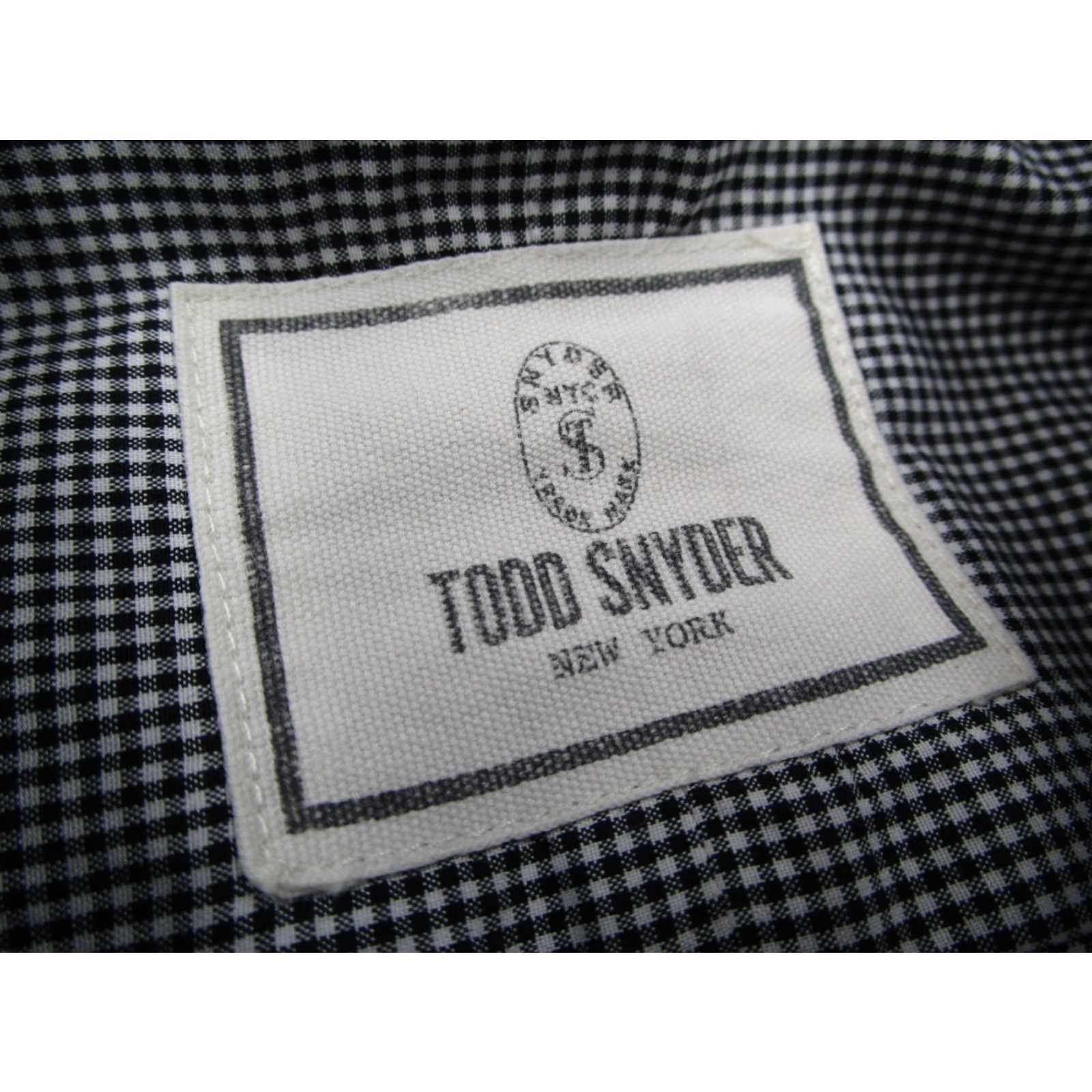 Todd Snyder Todd Snyder Shirt Mens 16.5 34 Black Button-Up Long Sleeve Casual Workwear Size US S / EU 44-46 / 1 - 3 Thumbnail
