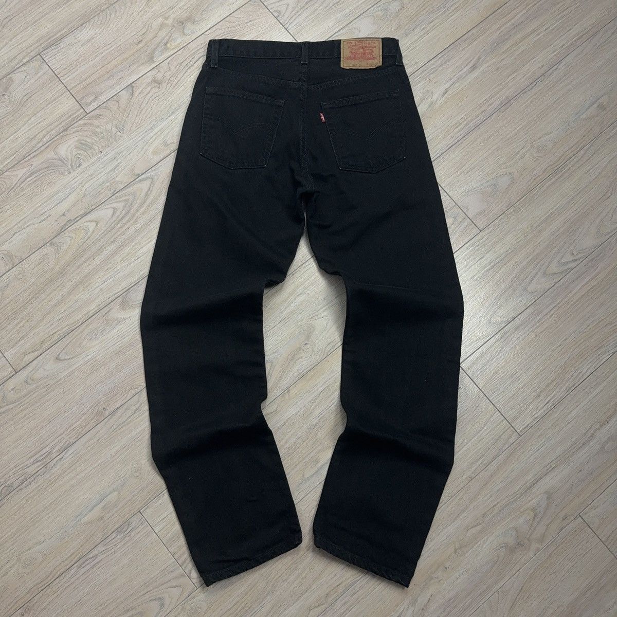 Levi's Crazy Vintage Y2K Levi’s 521 XX Black Wash Denim Jeans Size US 30 / EU 46 - 9 Thumbnail