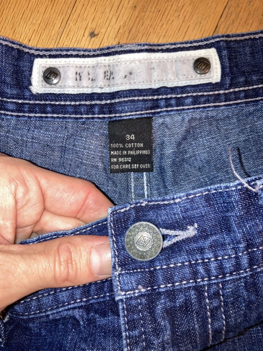 Enyce × Vintage VTG ENYCE Y2K Baggy Blue Denim JORTS 34 Size US 34 / EU 50 - 3 Thumbnail