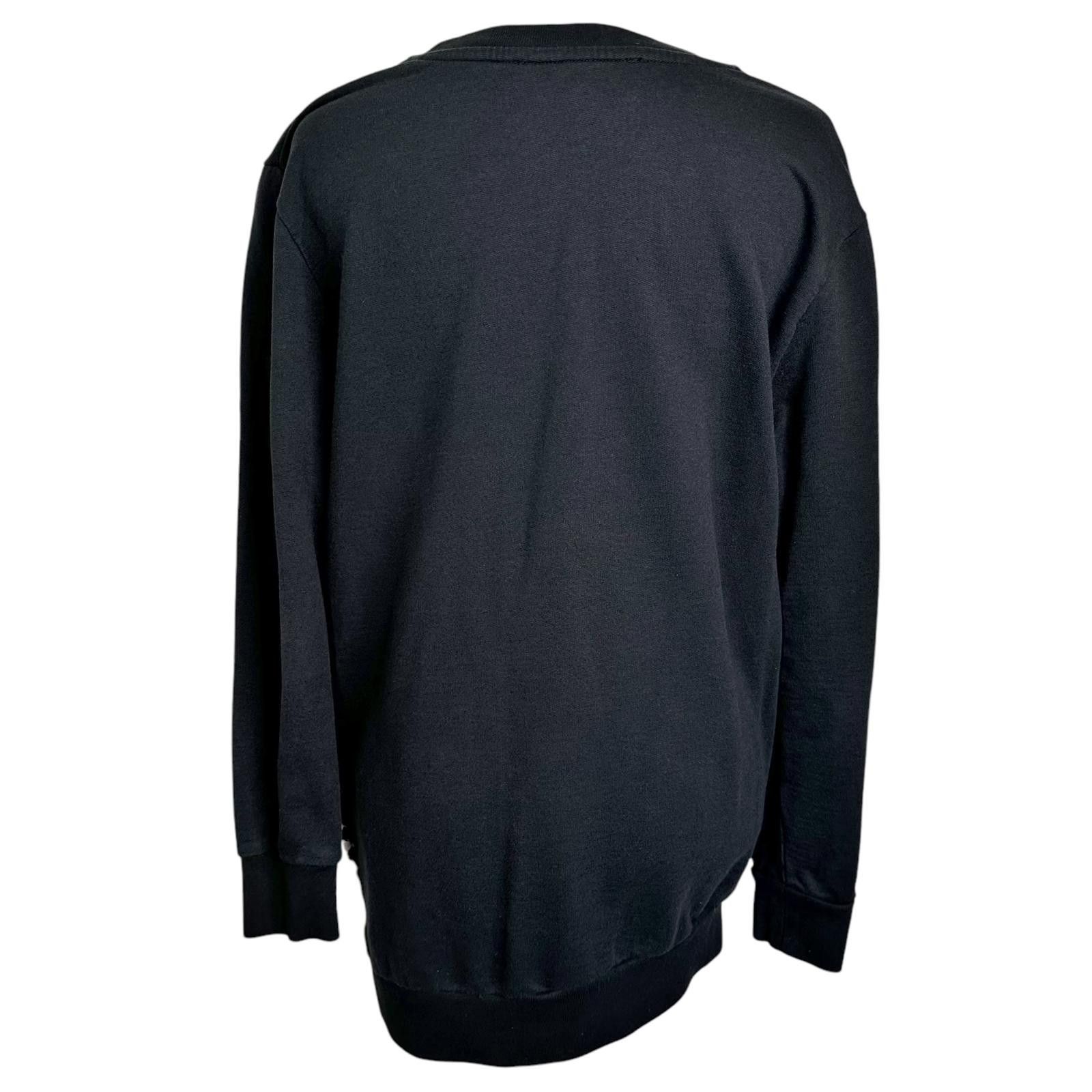 Allsaints AllSaints Lace-Up Crewneck Sweatshirt Black Women’s Size S Size S / US 4 / IT 40 - 4 Thumbnail