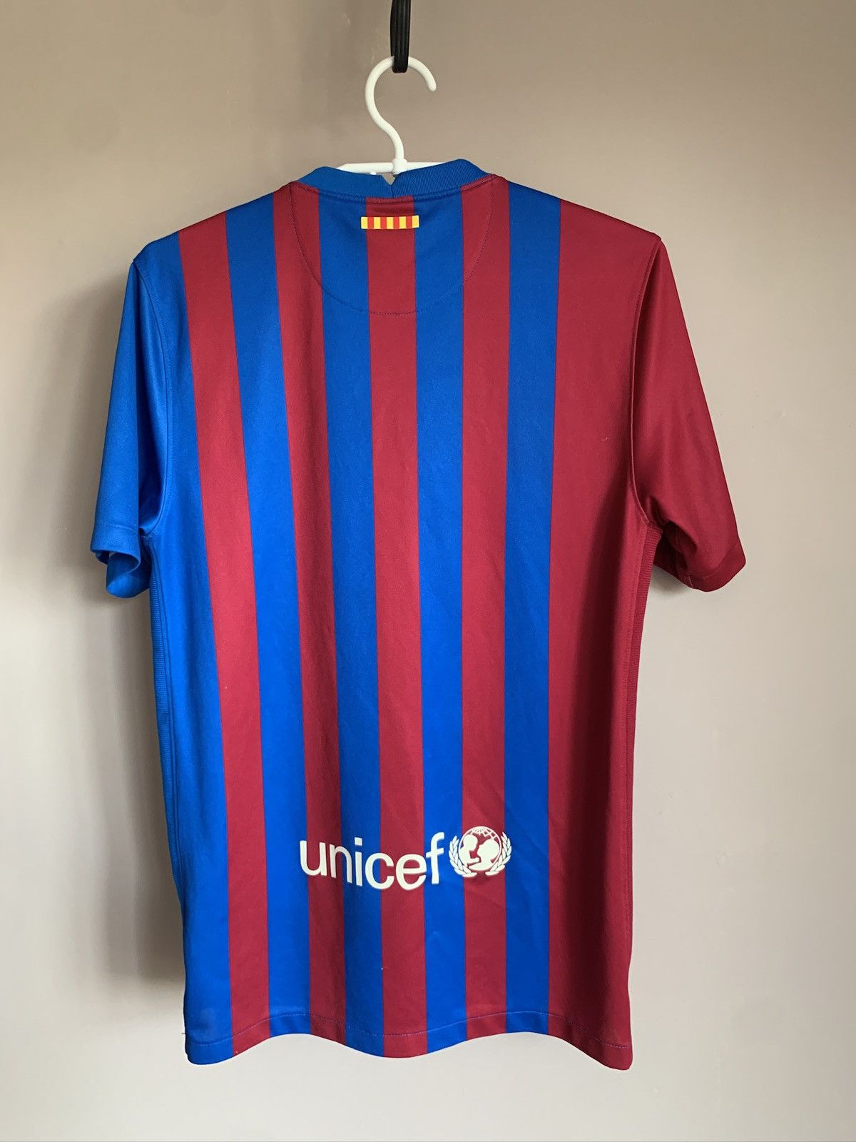 Nike Barcelona 21/22 Home Football Shirt Nike Soccer Jersey Sz S Size US S / EU 44-46 / 1 - 2 Thumbnail