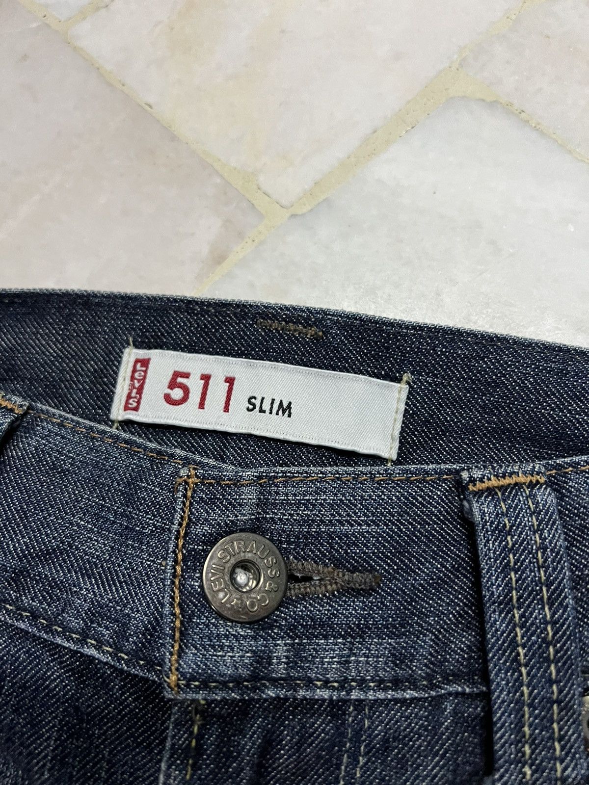Levi's 💥Rare💥Vintage Levis 511 Distressed Jean Size US 32 / EU 48 - 10 Thumbnail