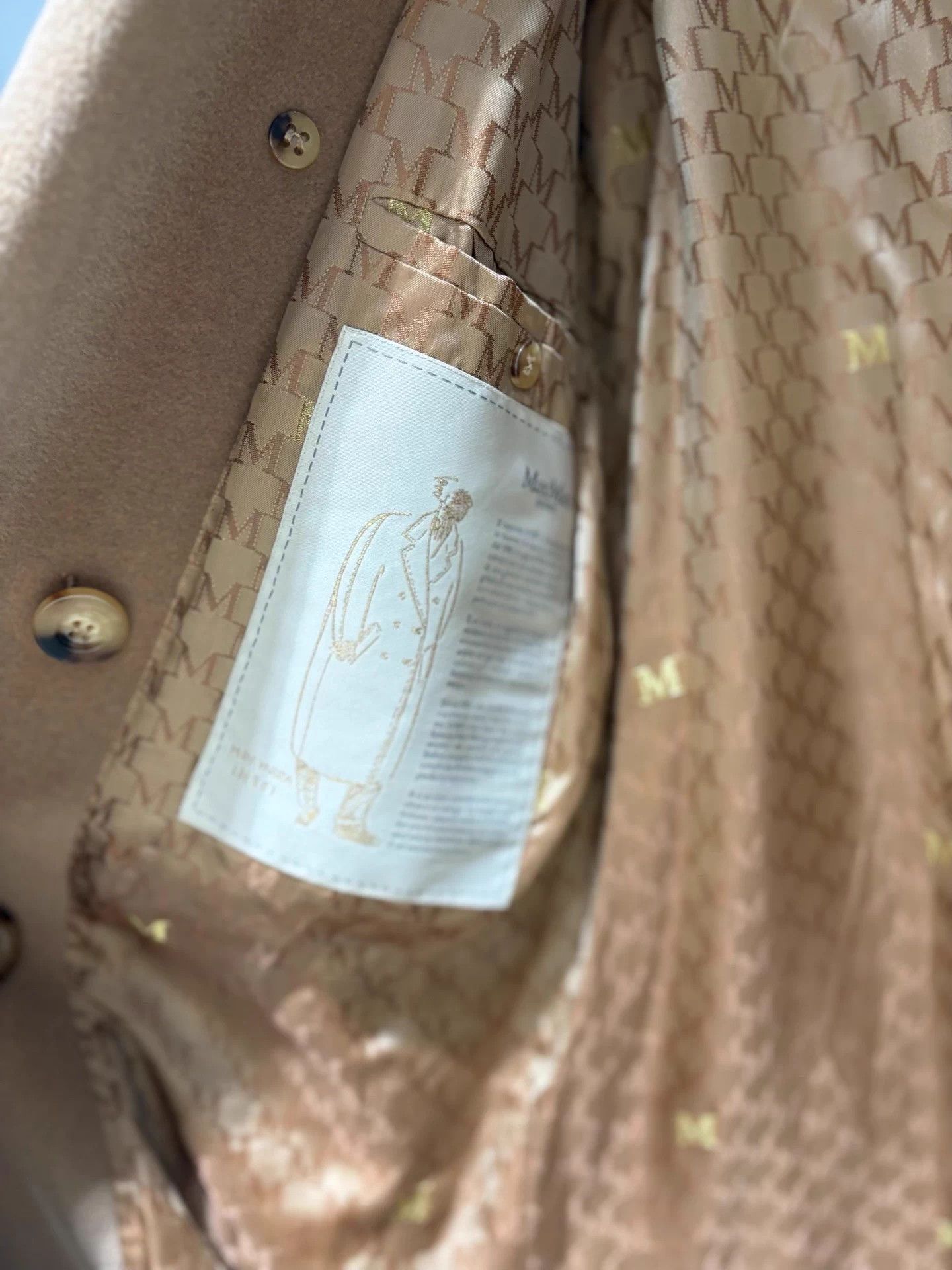 Max Mara MaxMara Vintage Classic Camel 101801 Long Coat 32 Size XXS / US 00 / IT 34 - 4 Thumbnail