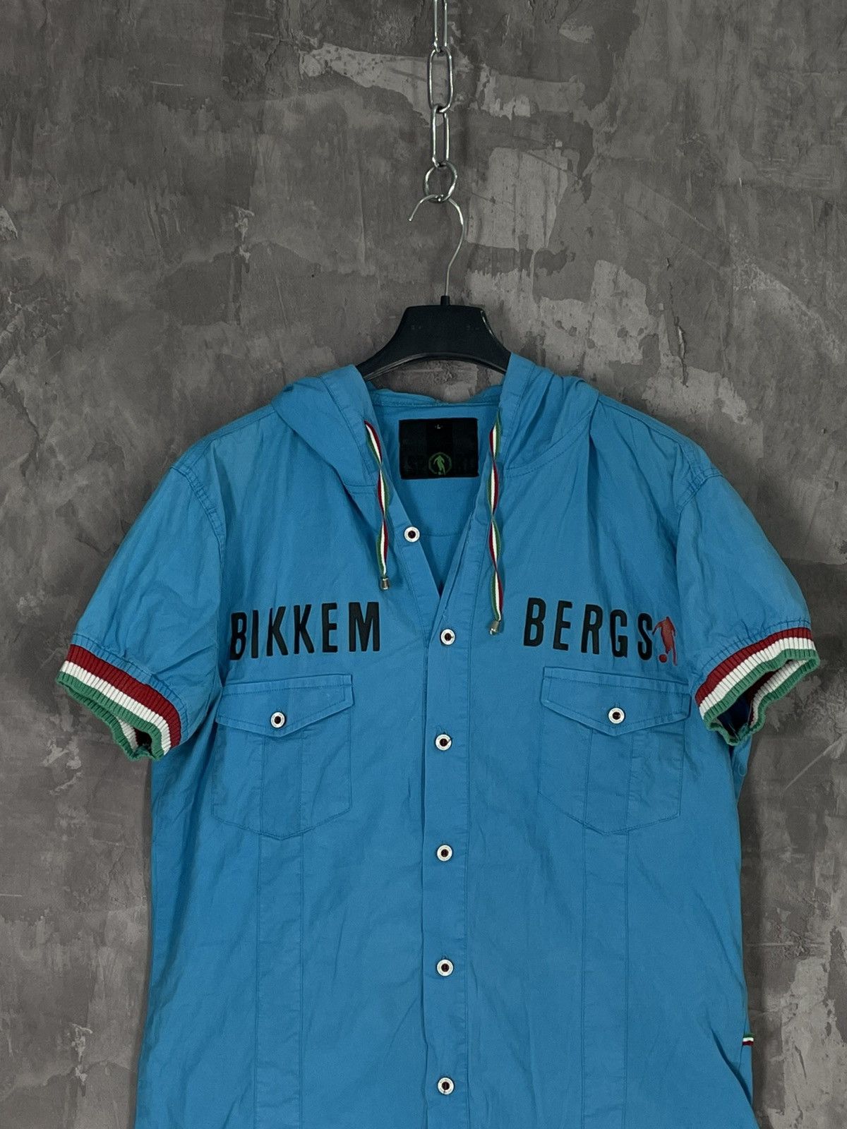 Dirk Bikkembergs × Vintage Bikkemberg Vintage Y2K Logo T-Shirt Size L / US 10 / IT 46 - 2 Thumbnail