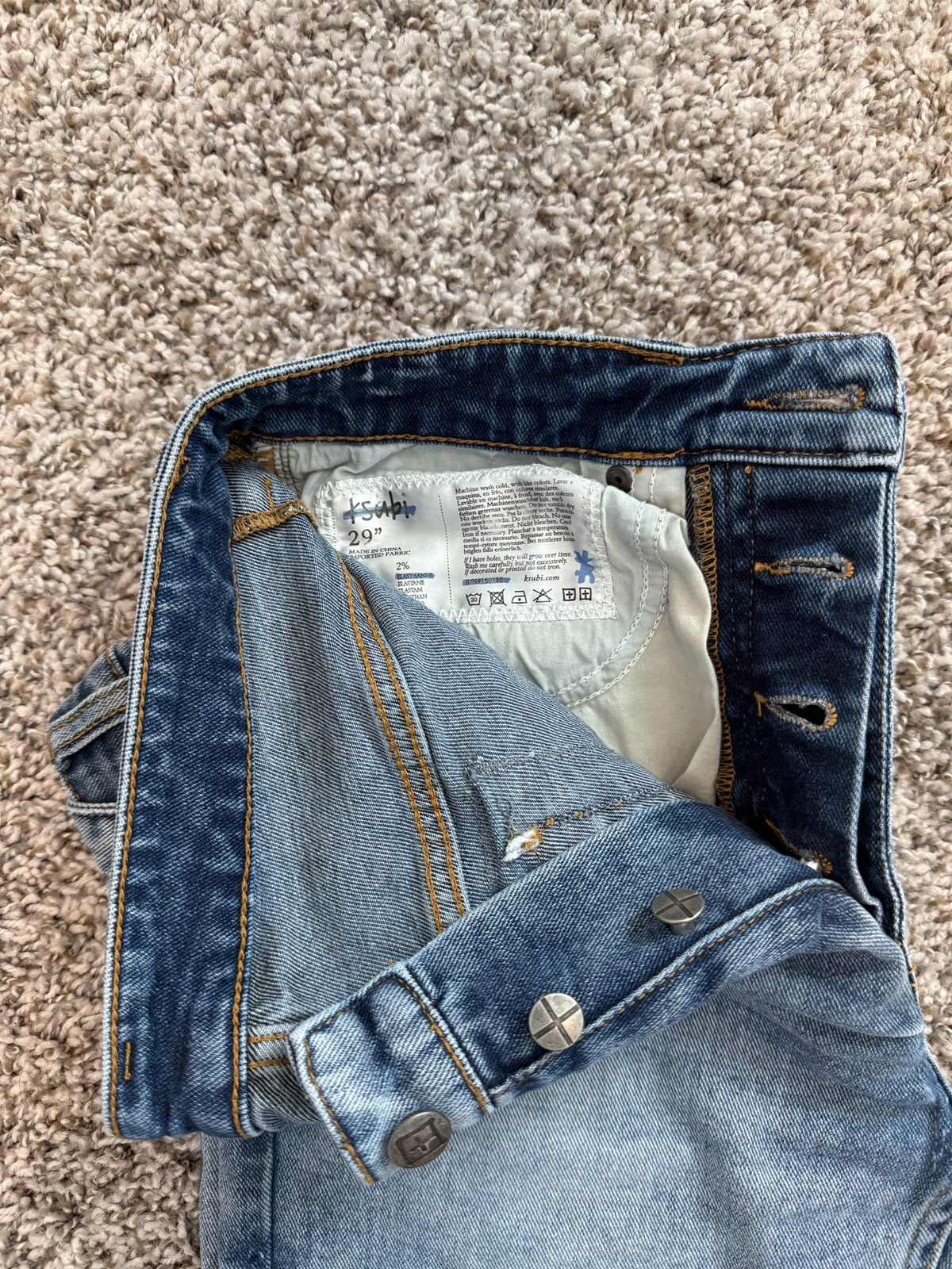 Ksubi Ksubi Chitch Pure Dynamite Custom 1/1 Jeans Size US 29 - 6 Thumbnail
