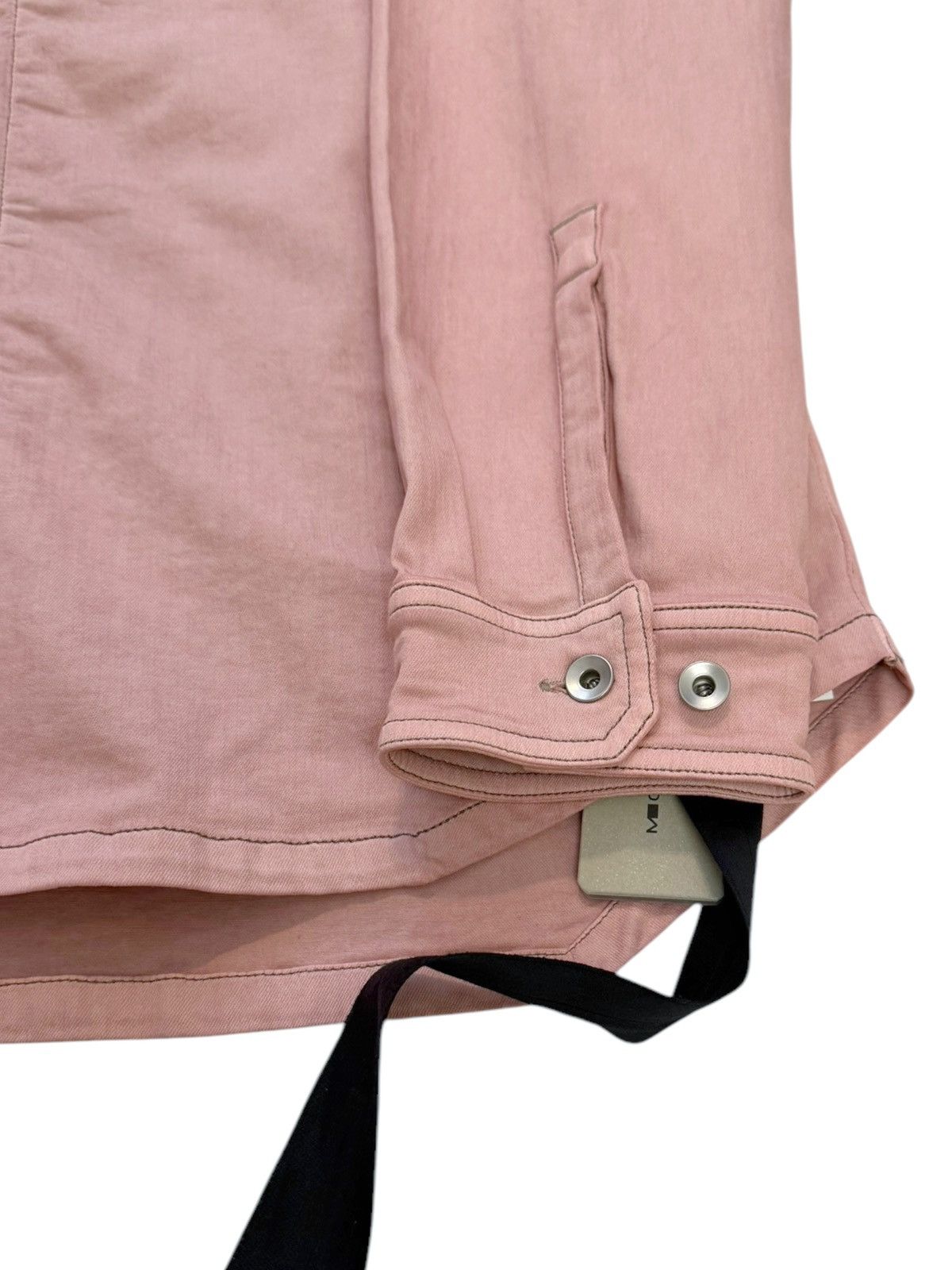Rick Owens Pink Giacca Faded Denim Overshirt Jacket Size US L / EU 52-54 / 3 - 6 Thumbnail