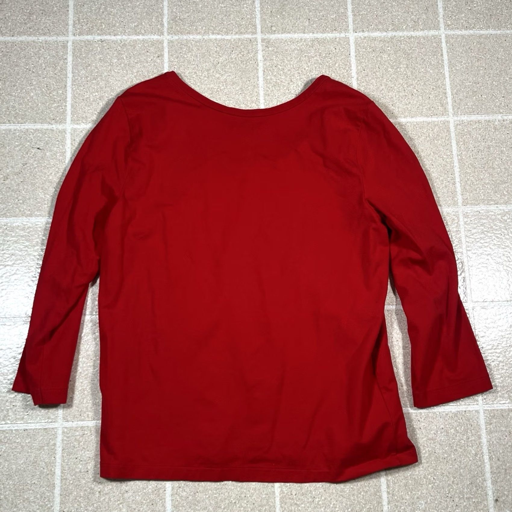 Vintage American Living Red Blouse Women L Size Regular Top Size L / US 10 / IT 46 - 2 Thumbnail