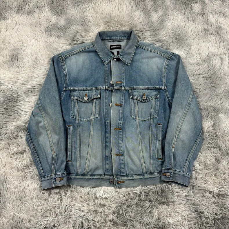 Balenciaga Balenciaga Denim Jacket 2502-Nextarrow Size US S / EU 44-46 / 1 - 1 Thumbnail