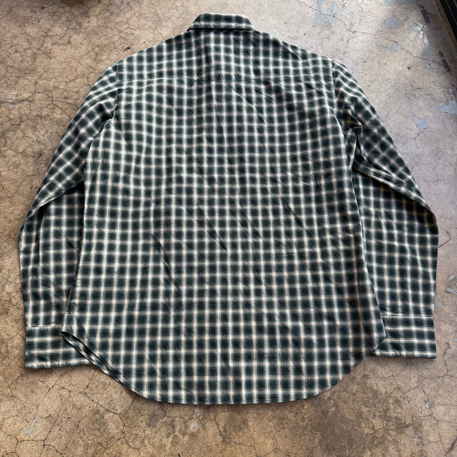 Polo Ralph Lauren VTG Polo Ralph Lauren Classic Western Shirt Pearl Snap Plaid Size US L / EU 52-54 / 3 - 2 Thumbnail