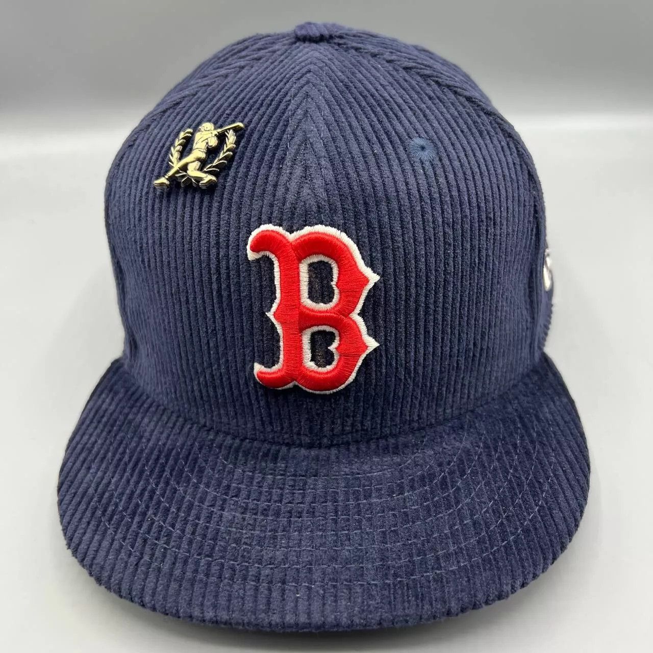 New Era Boston Red Sox Hat Men 7 1/2 Corduroy 59Fifty New Era Fitted Size ONE SIZE - 1 Thumbnail