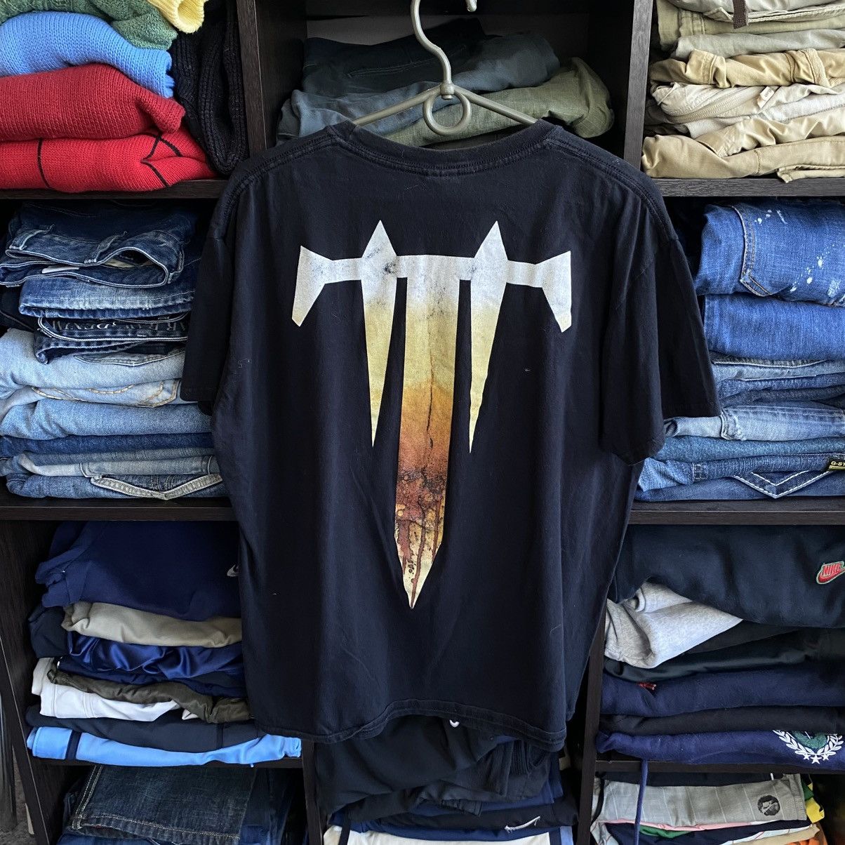Band Tees Vintage Trivium Big Graphic Logo rock band streetwear tee Size US L / EU 52-54 / 3 - 7 Thumbnail