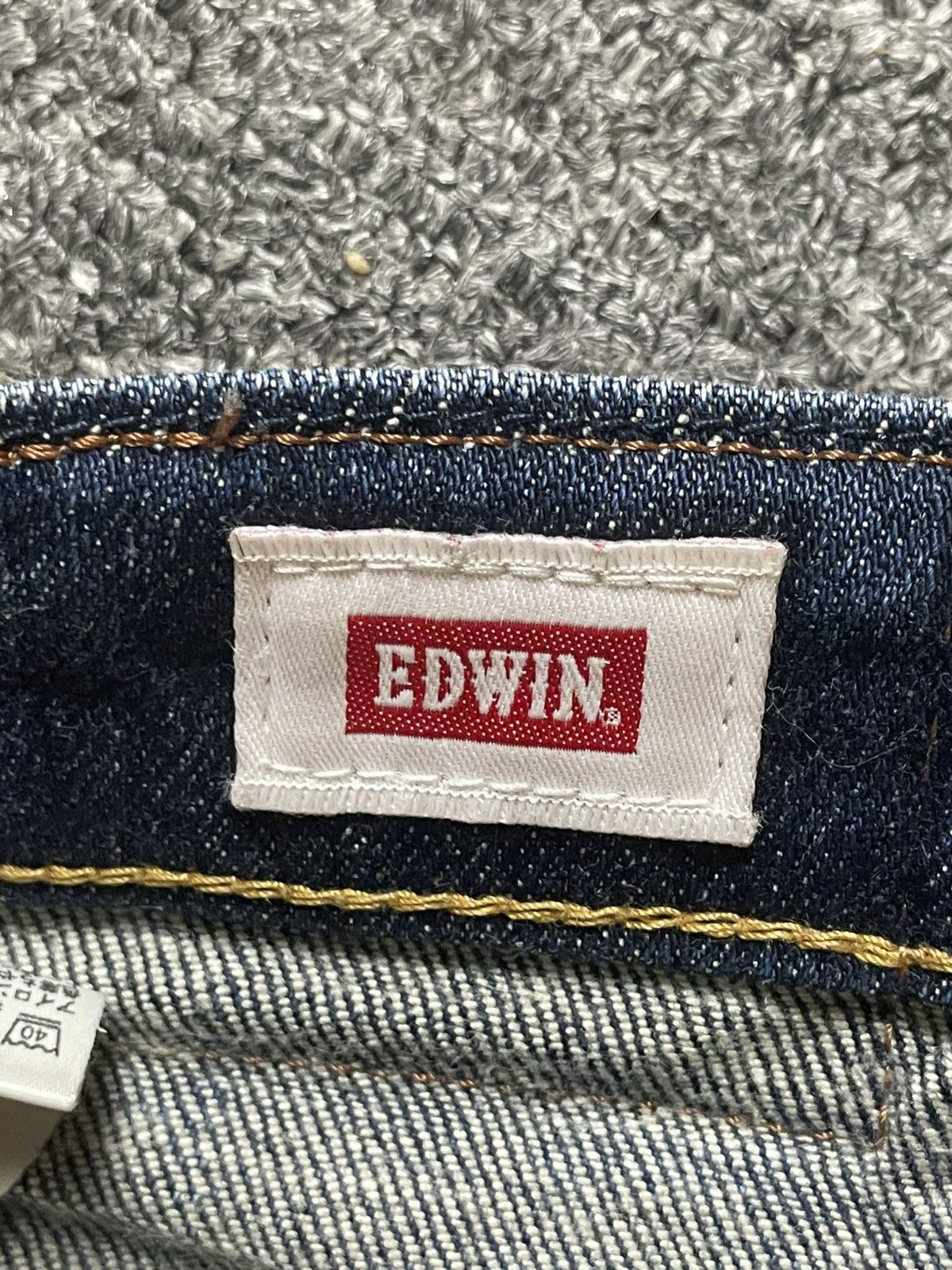 Edwin × Vintage EDWIN Distressed Denim Ripped Jeans (111) Size US 27 - 6 Thumbnail