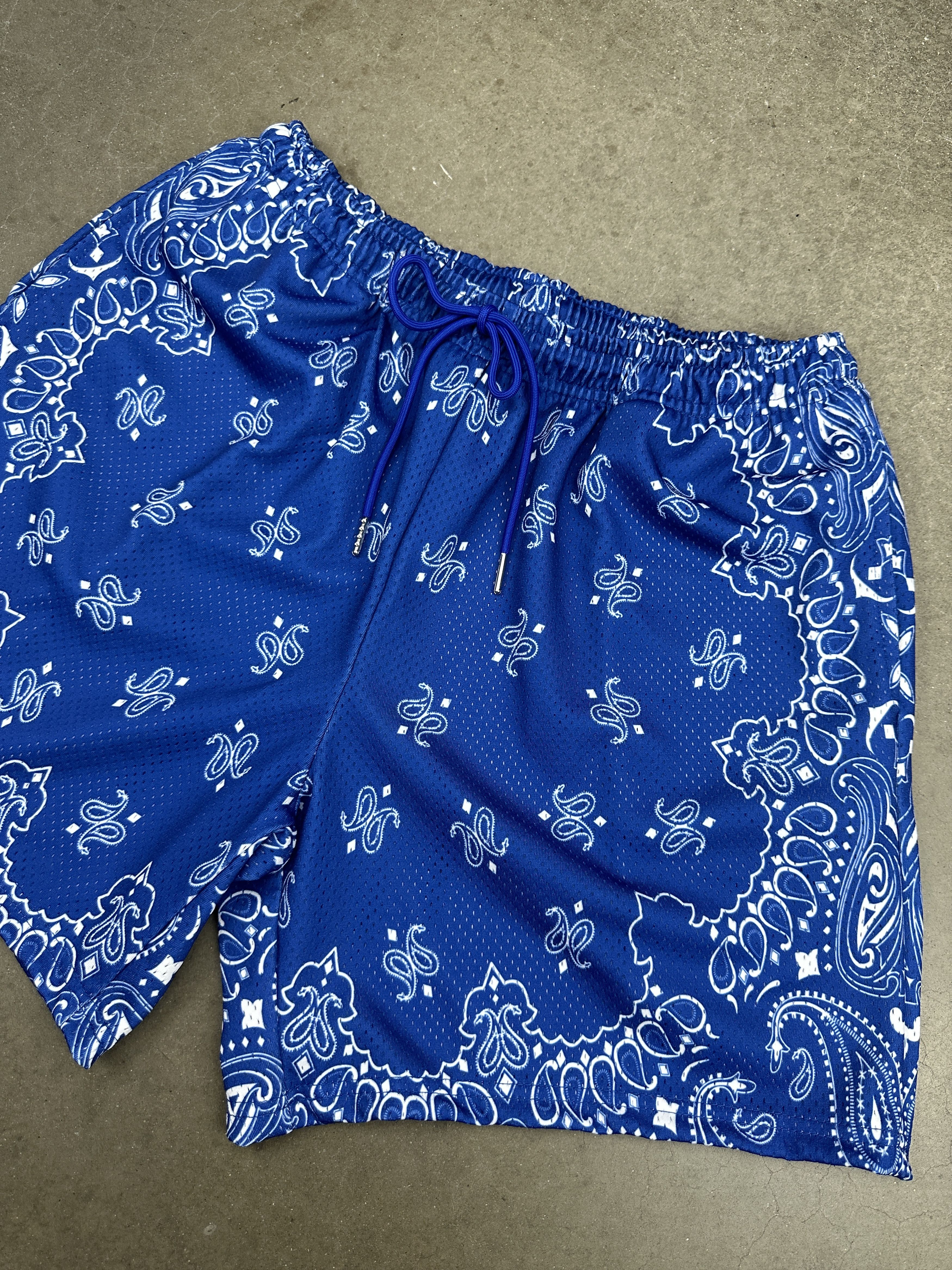 Other RODEO DR DODGER BLUE BANDANA MESH SHORTS - M Size US 32 / EU 48 - 2 Thumbnail