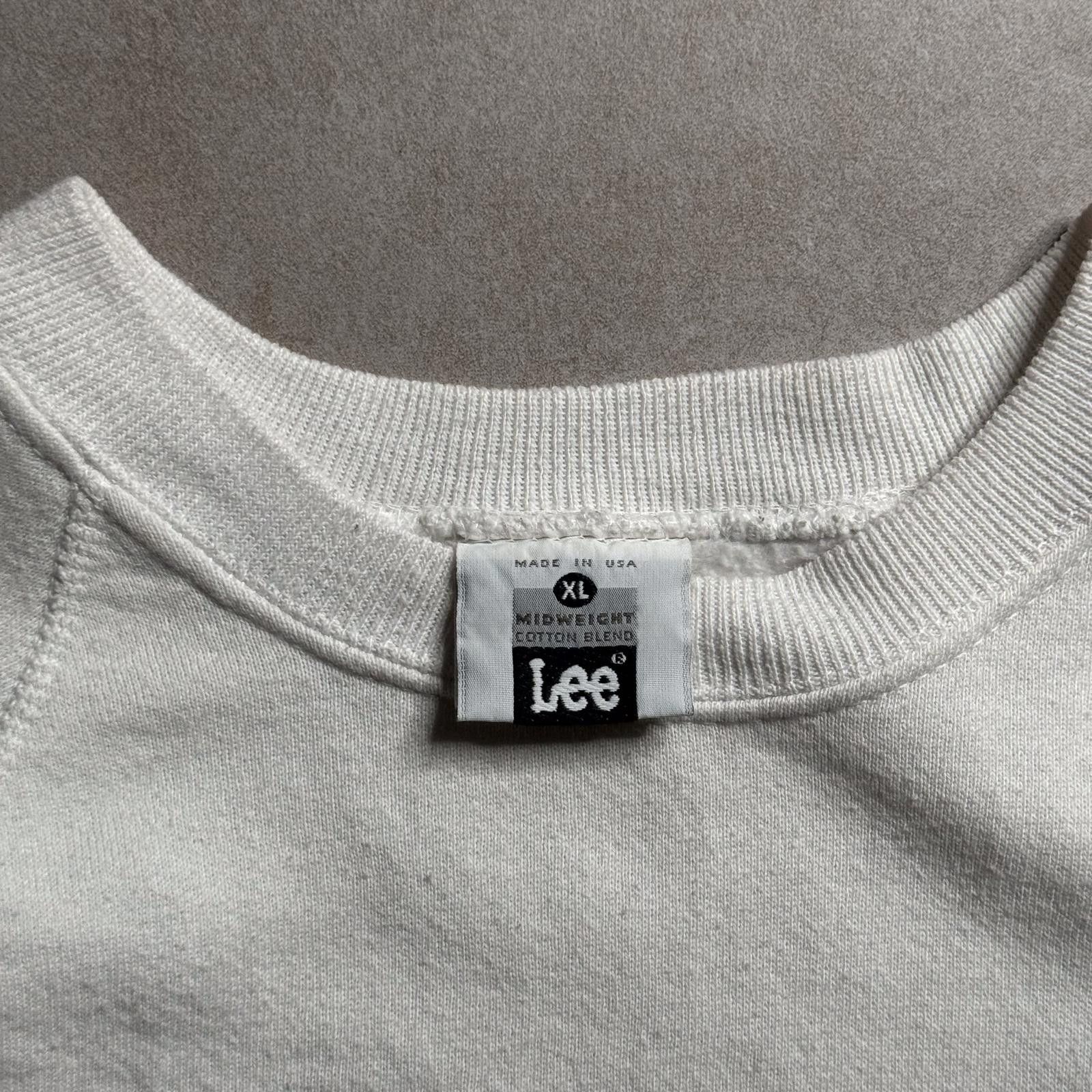 Lee 90s Lee White Sweatshirt - XL Size US XL / EU 56 / 4 - 3 Thumbnail