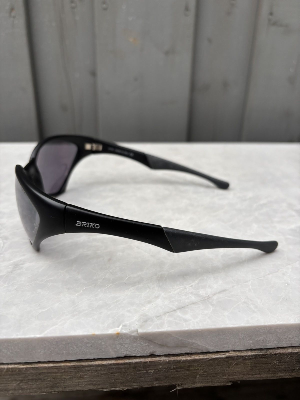Oakley × RayBan × Vintage Briko Sunglasses B-Zone Cycling Goggles 2000s Y2K Angular Size ONE SIZE - 5 Thumbnail