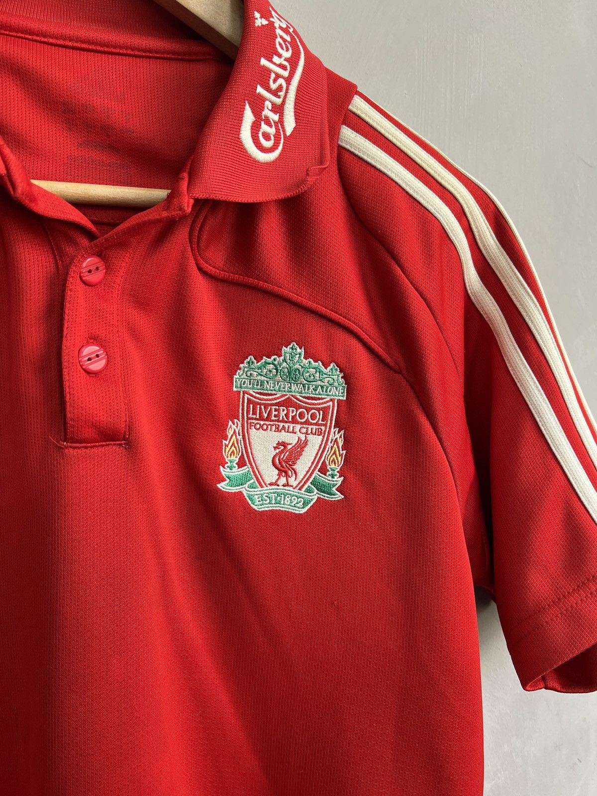 Adidas Adidas 2000s Liverpool football training jersey Size US S / EU 44-46 / 1 - 2 Thumbnail