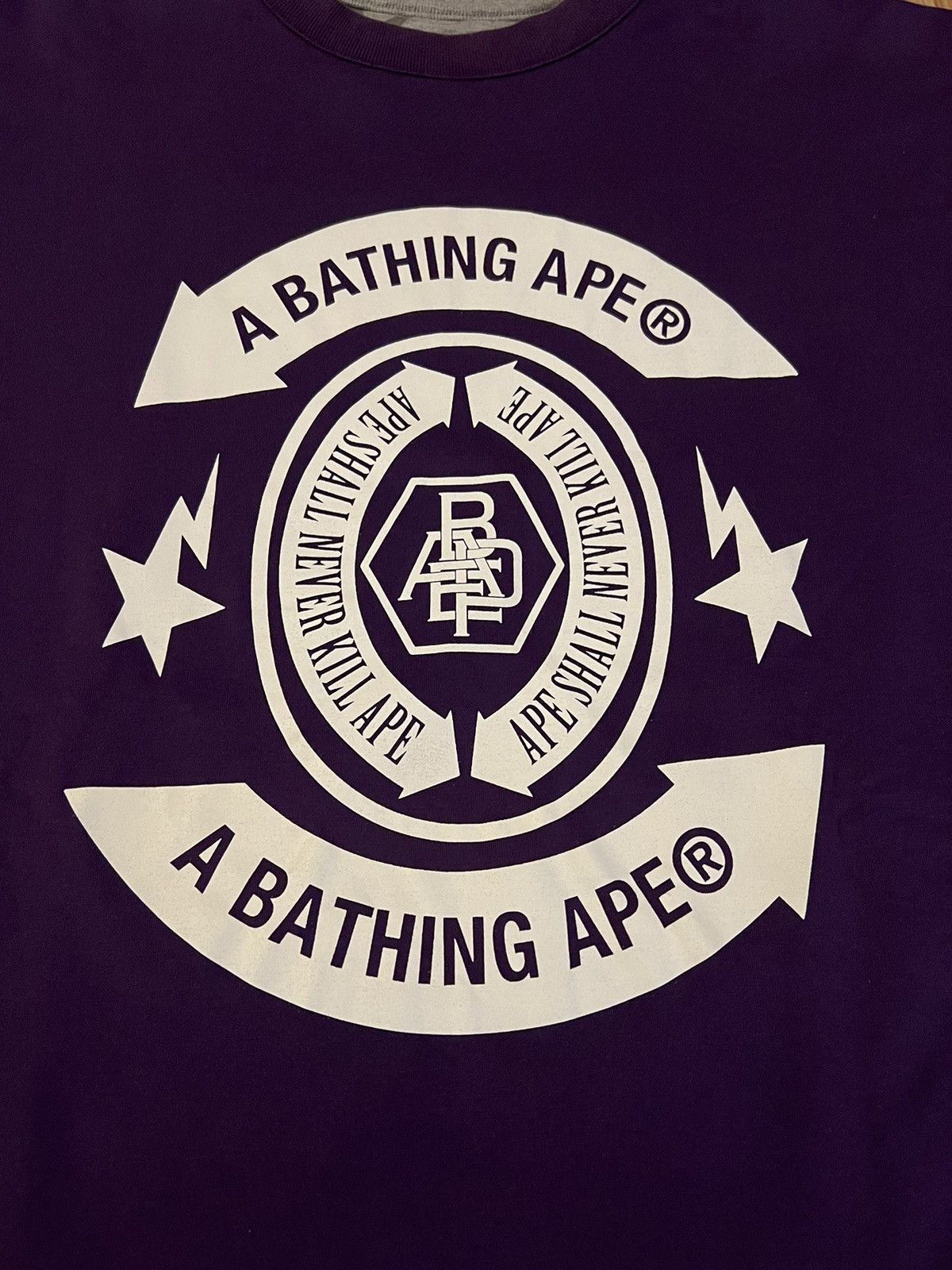 Bape 2008 Bape Bapesta long sleeve reversible purple grey L Size US L / EU 52-54 / 3 - 4 Thumbnail