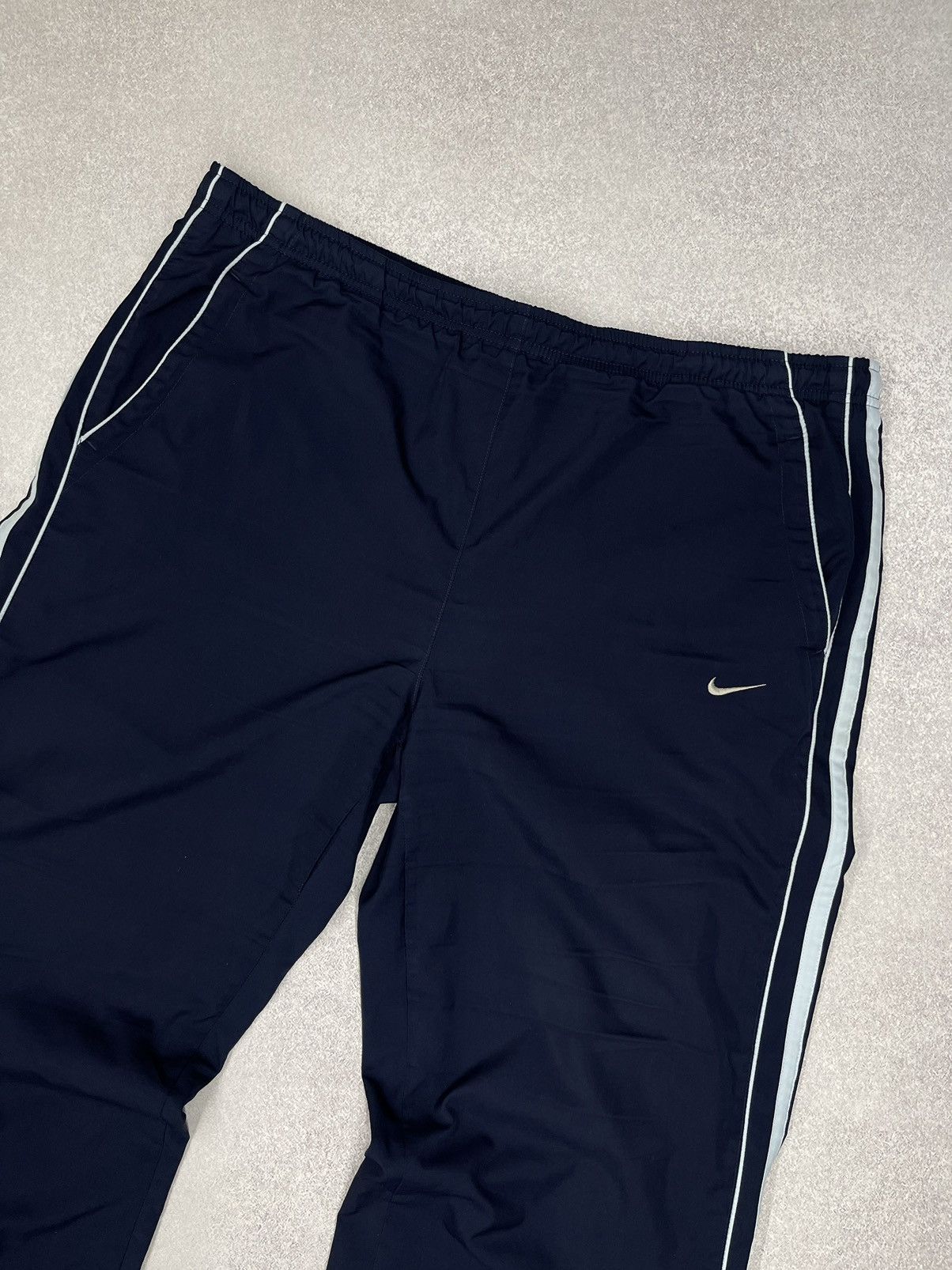Nike × Nike ACG × Vintage Vintage Nike Nylon Sweatpants Navy Drill Y2K ACG TN Size US 36 / EU 52 - 3 Thumbnail