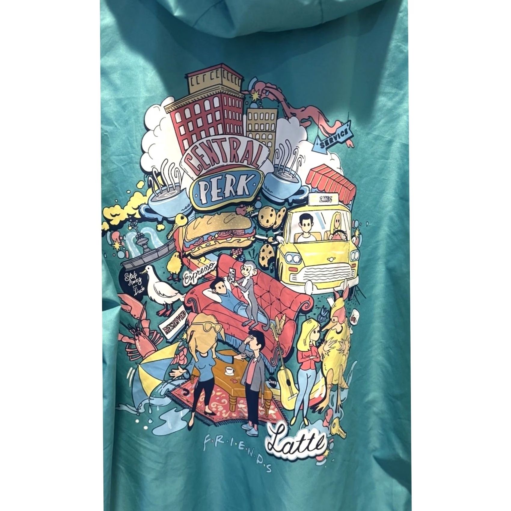 Vintage Friends Jacket Green Windbreaker Women's Size M Size M / US 6-8 / IT 42-44 - 3 Thumbnail
