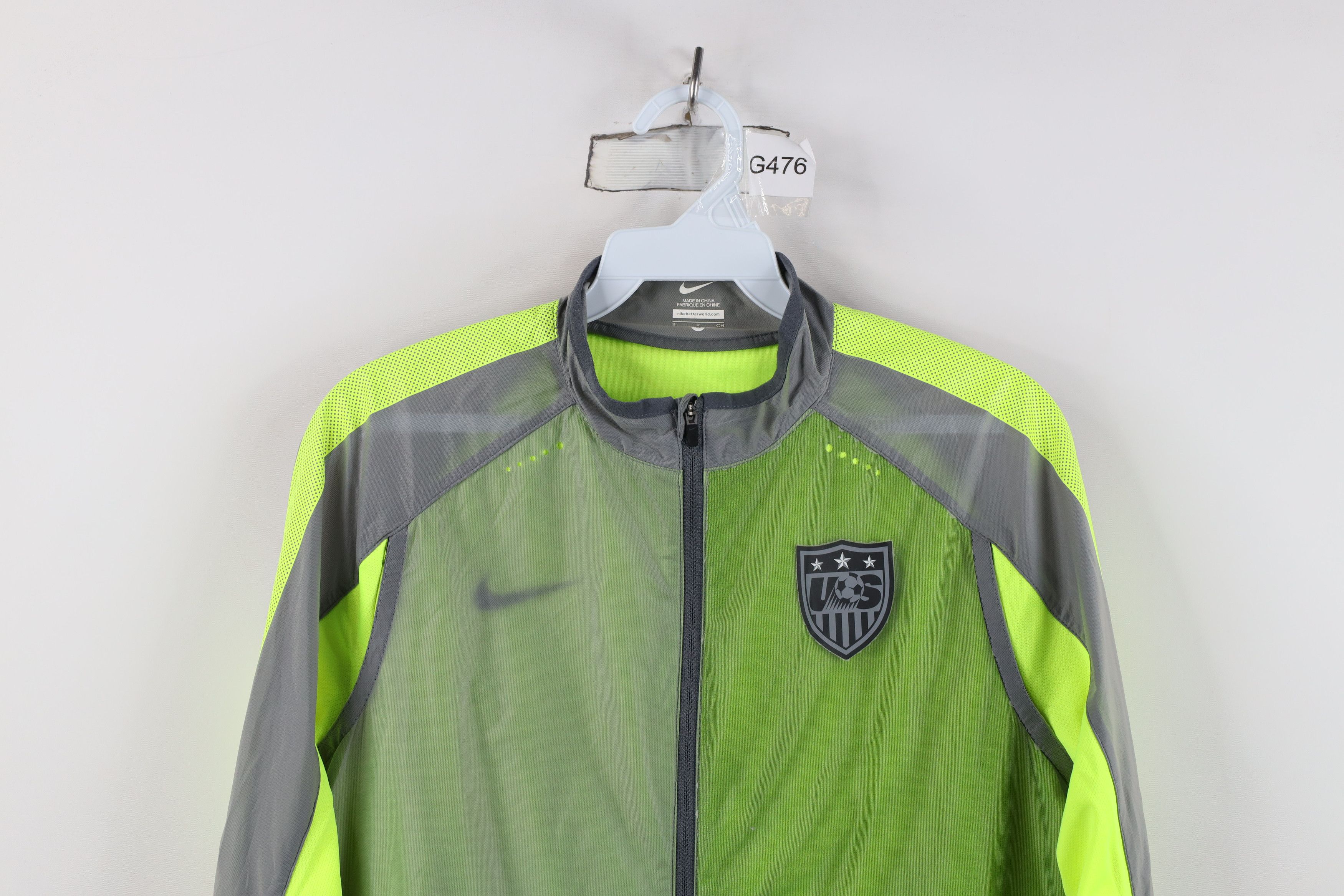 Nike Nike Spell Out Reflective Team USA Soccer Rain Jacket Size US S / EU 44-46 / 1 - 2 Thumbnail