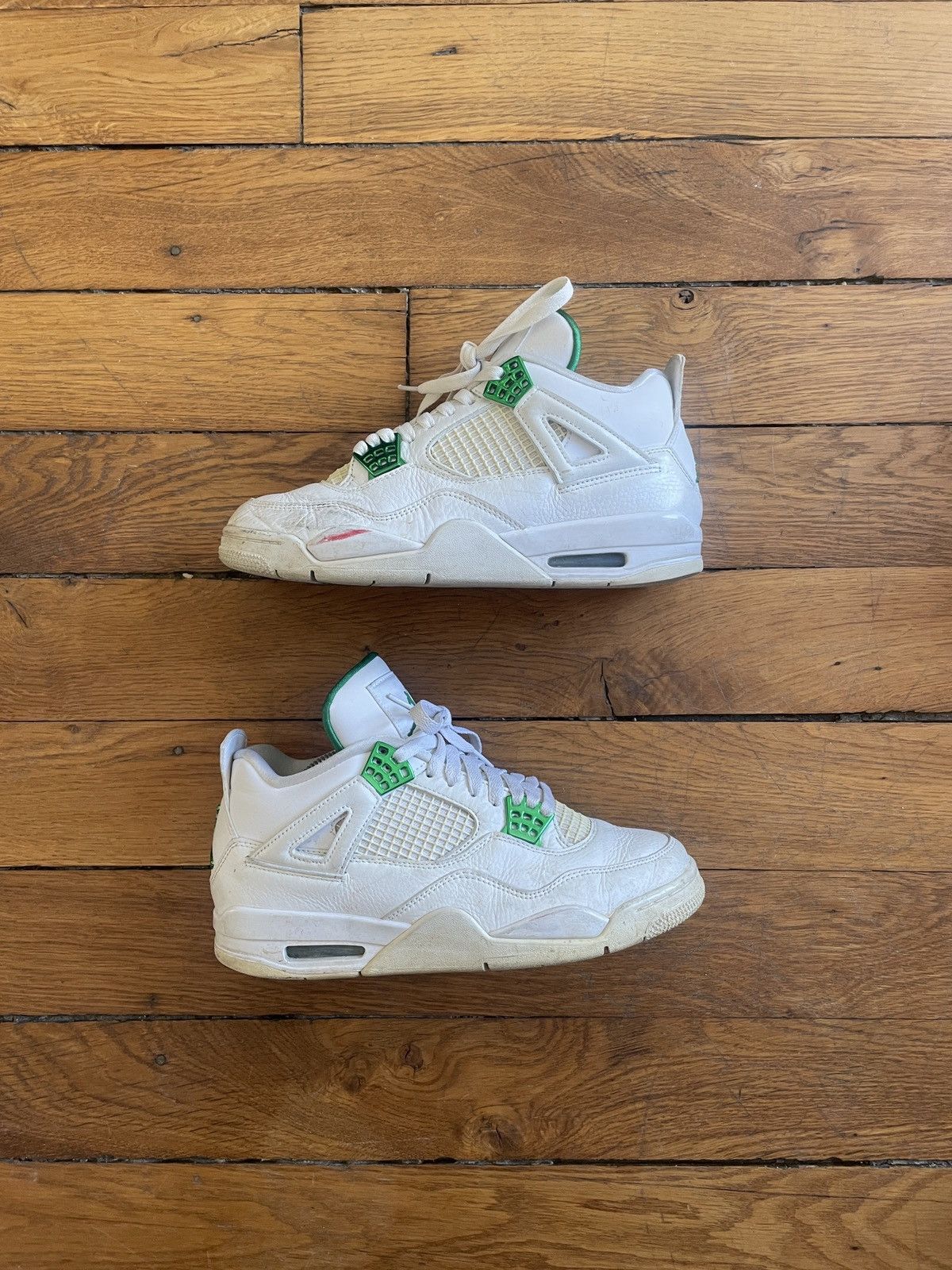 Jordan Brand Jordan 4 Metallic Green Size US 8.5 / EU 41-42 - 3 Thumbnail