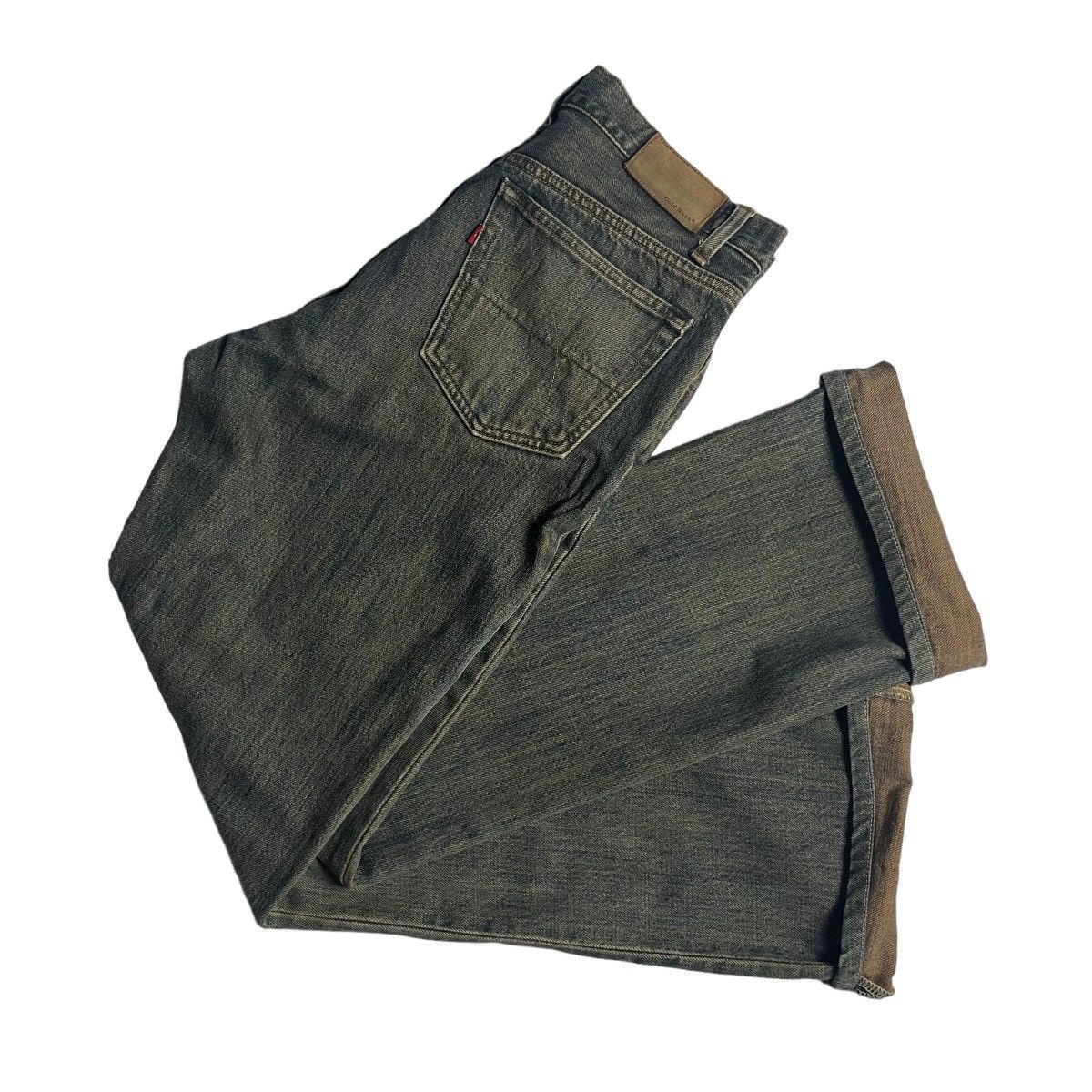 If Six Was Nine 🇯🇵 VINTAGE GOLD RUSH RUSTY MUD WASHED DENIM PANTS Size US 30 / EU 46 - 14 Thumbnail