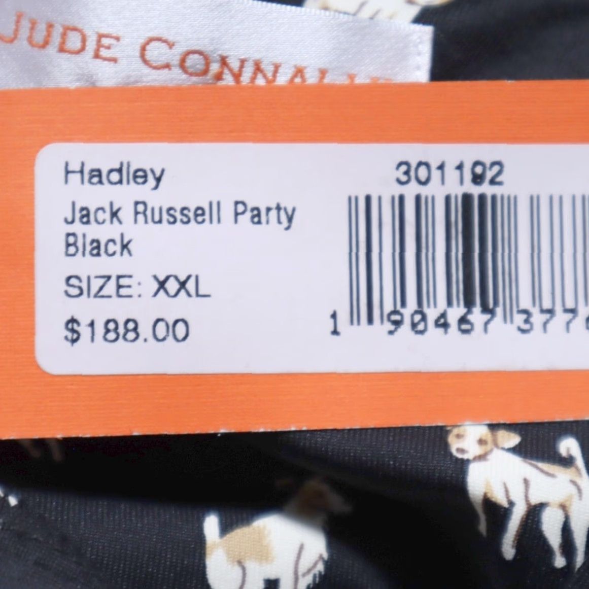 Vintage Jude Connally Jack Russell Terrier Hadley Stretch All Over Print Long Sleeve Shirt Black Women's XXL Size XXL / US 16-18 / IT 52-54 - 6 Thumbnail