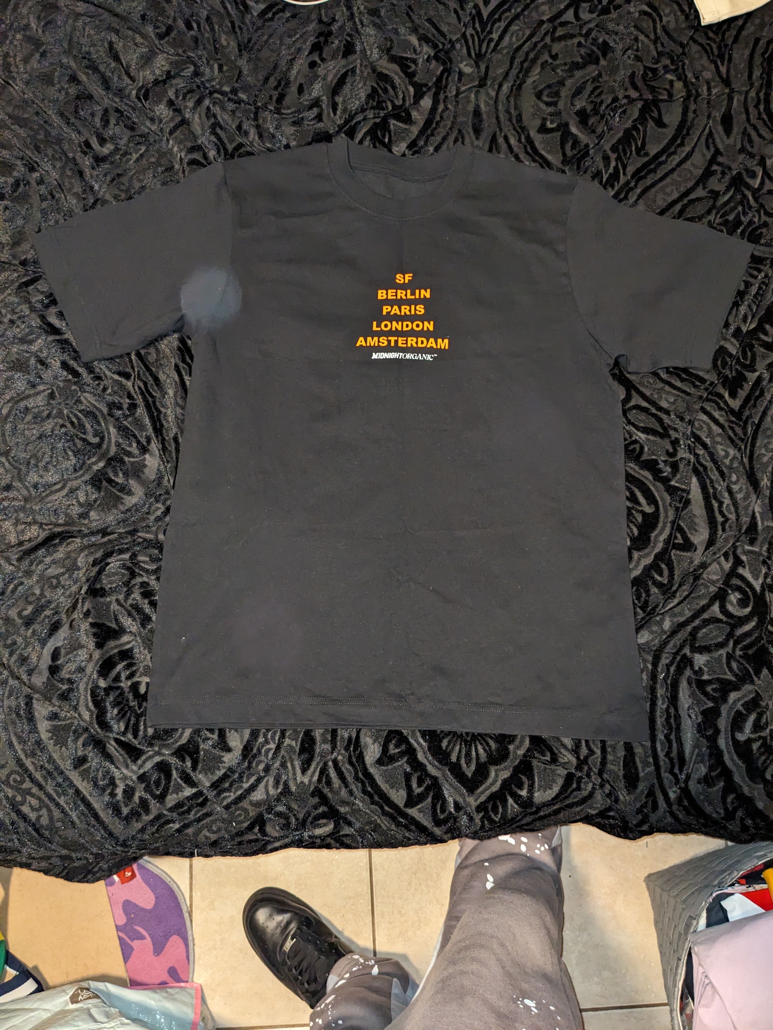 Designer × Midnight Organic Larry June MIDNIGHT ORGANIC T-SHIRT SZ Size US XS / EU 42 / 0 - 2 Thumbnail