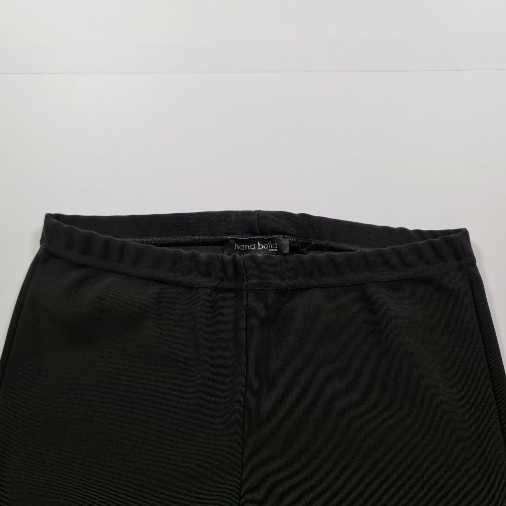 Vintage Nana Baila Womens Leggings Black 12 UK High Rise Slim Fit Stretch Pants Jeans Jegging Trousers City Designer Size UK 12 Womens Size 34" / US 12 / IT 48 - 2 Thumbnail