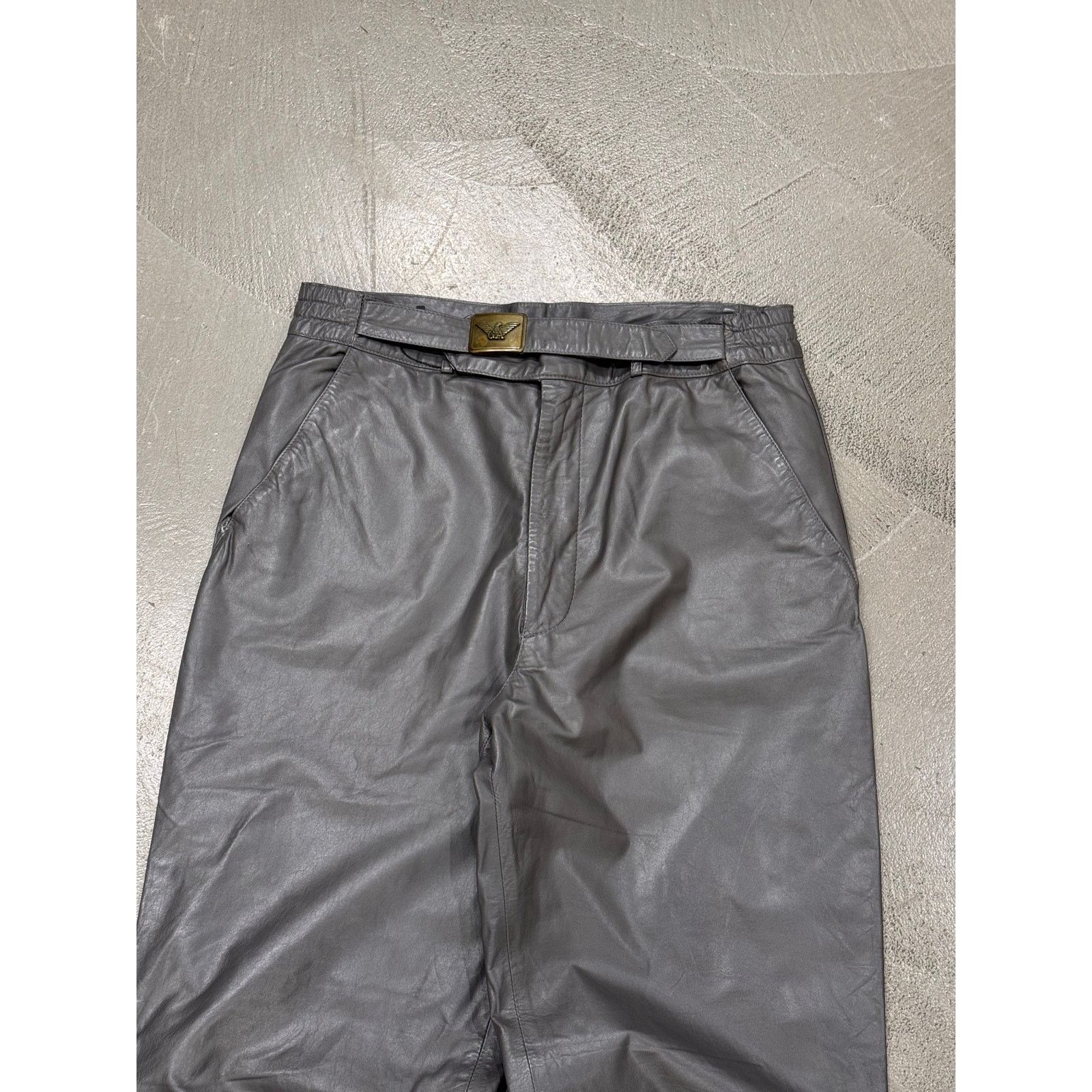 Giorgio Armani 1980s Giorgio Armani leather pants Size 27" / US 4 / IT 40 - 3 Thumbnail