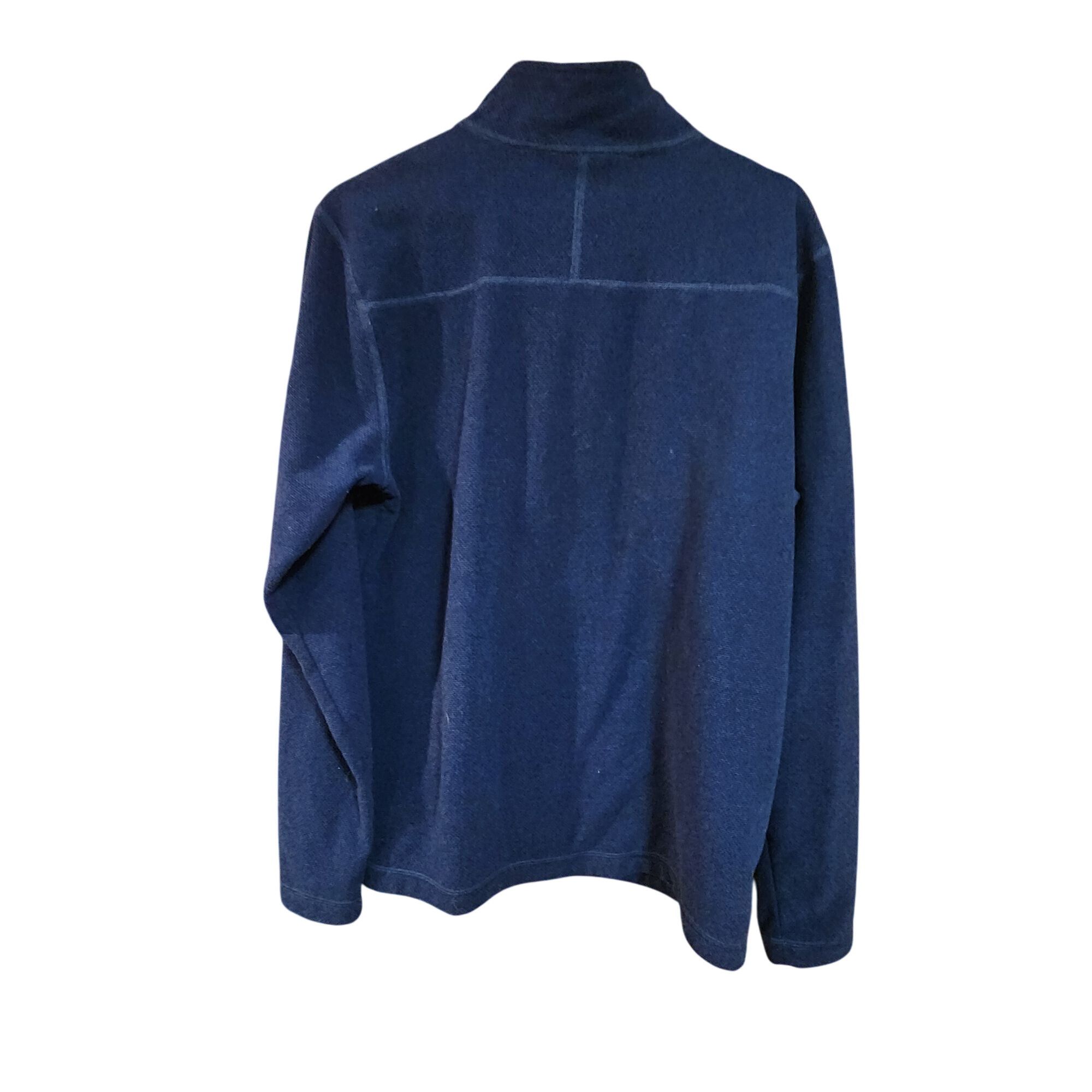 The North Face The North Face Mens Navy Blue 1/4 Zip Fleece Jacket Size XL Size US XL / EU 56 / 4 - 2 Thumbnail
