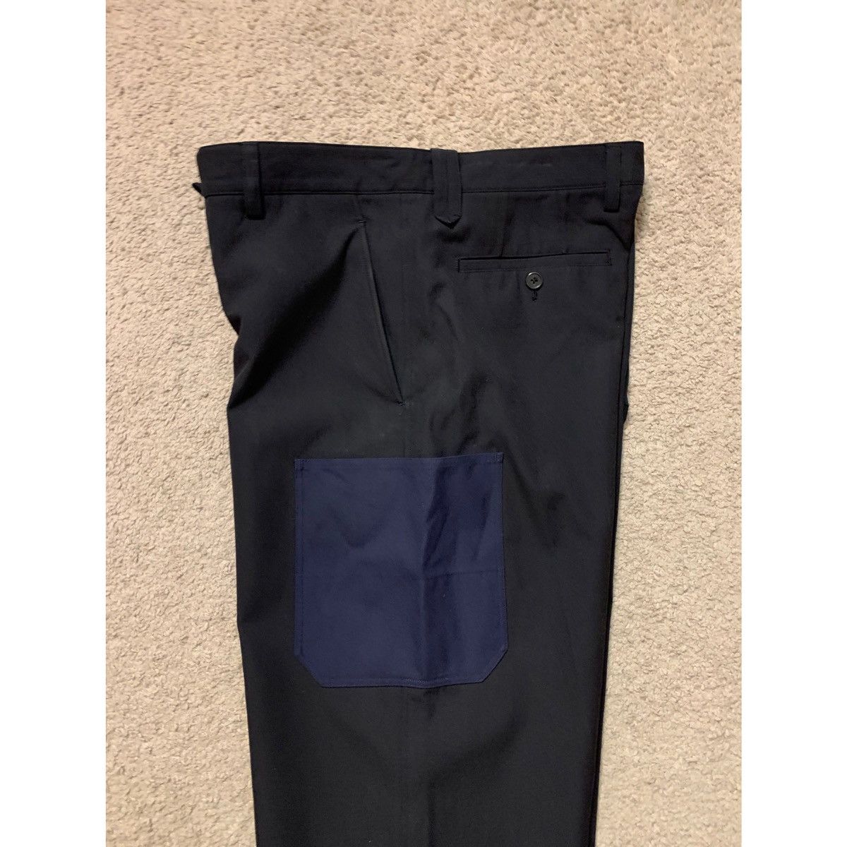 Theory THEORY PROJECT NAVY WIDE LEG CARGO PANTS Size US 32 / EU 48 - 8 Thumbnail