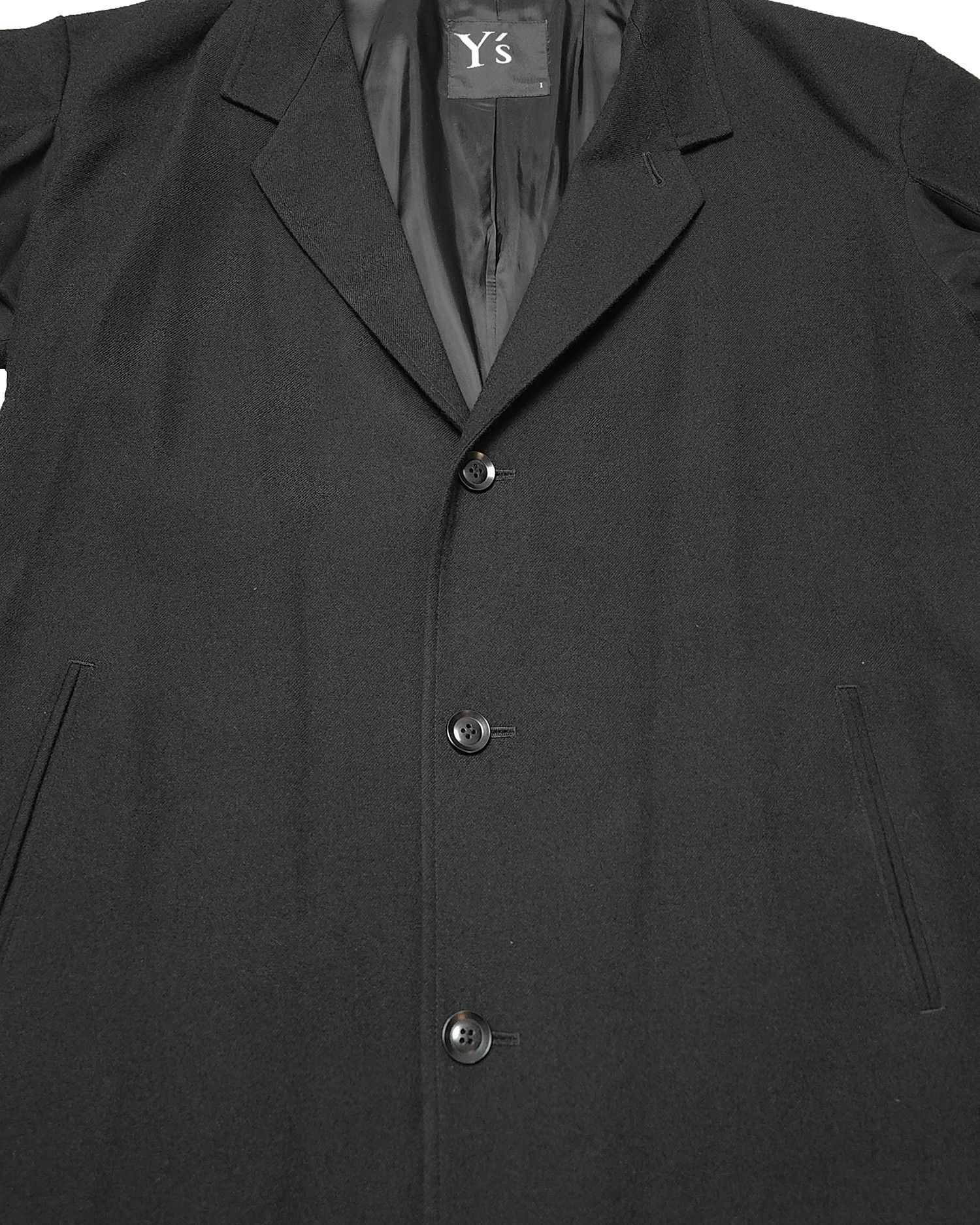 Yohji Yamamoto Y's by Yohji Yamamoto U-Tailored Wool Coat Size S / US 4 / IT 40 - 7 Thumbnail
