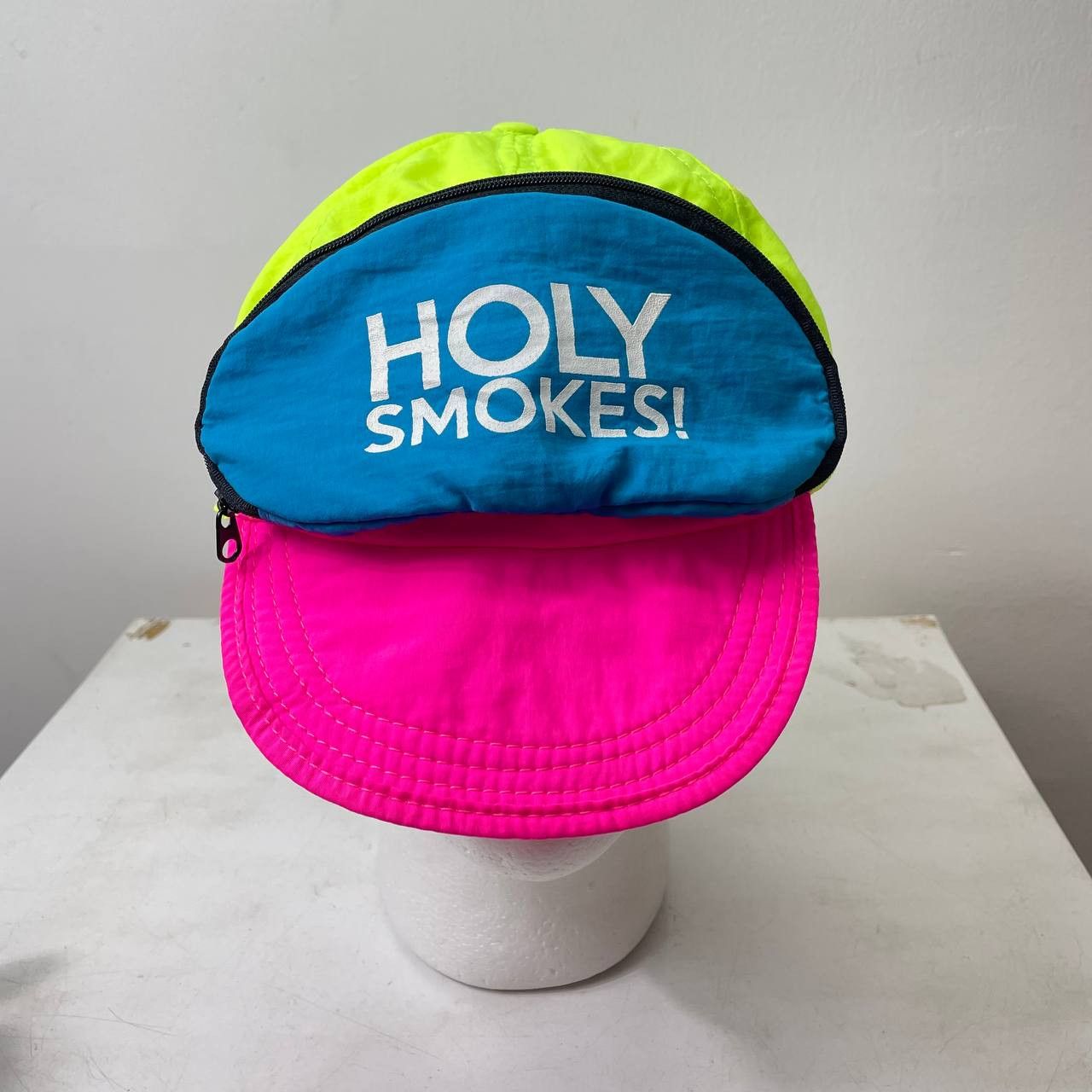 Vintage ⭐️SALE⭐️ POCKET CAP HAT POLYESTER RUN Size ONE SIZE - 6 Thumbnail