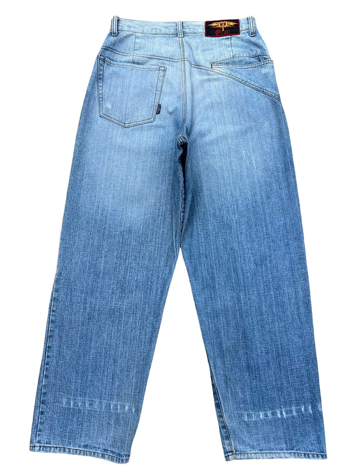JNCO Vintage Y2k Fubu Baggy Denim Jeans 30x31 Size US 30 / EU 46 - 3 Thumbnail