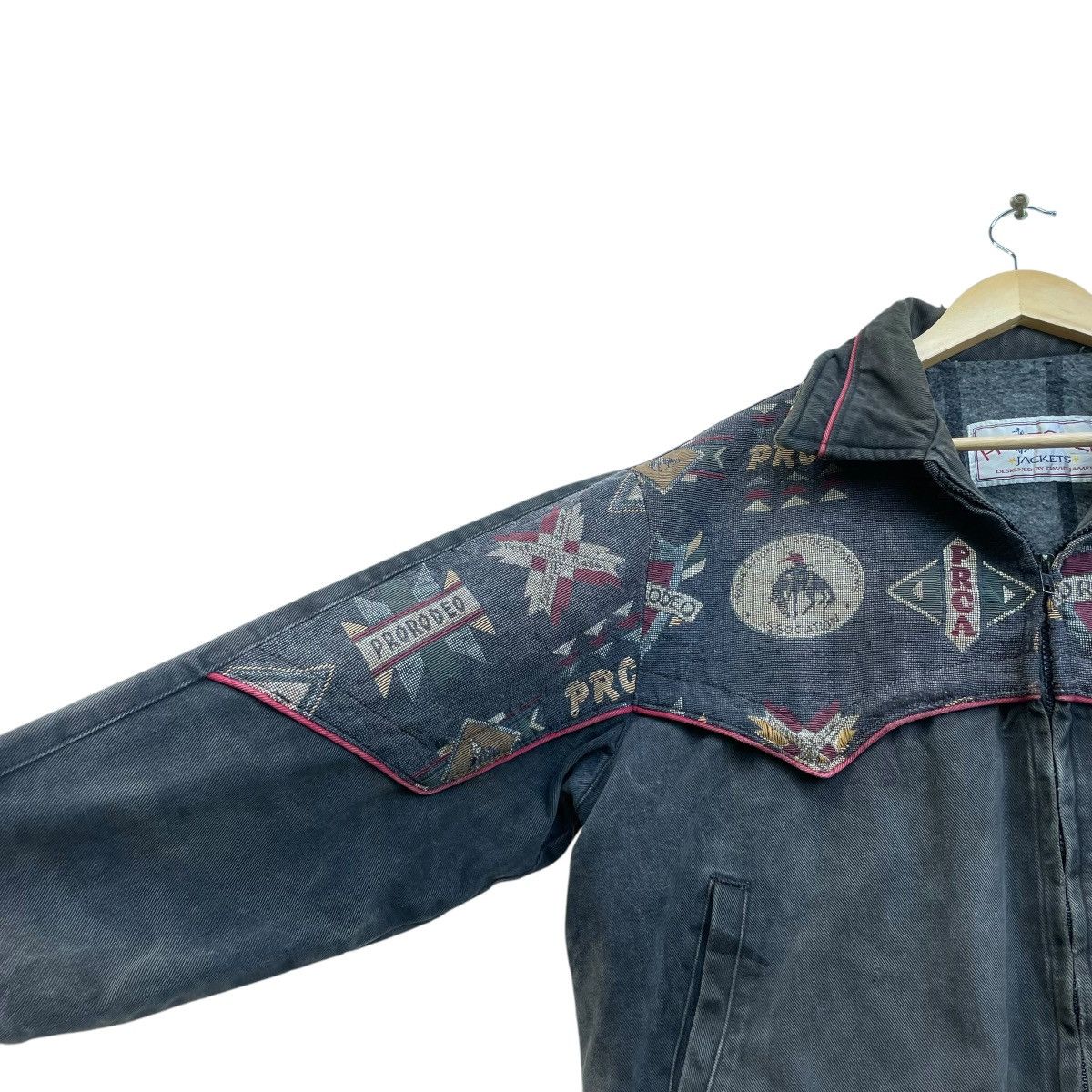 Cowboy Equipment × Vintage 💥Vtg Bullfighting Cowboy Pro Rodeo David James Distressed Size US M / EU 48-50 / 2 - 4 Thumbnail