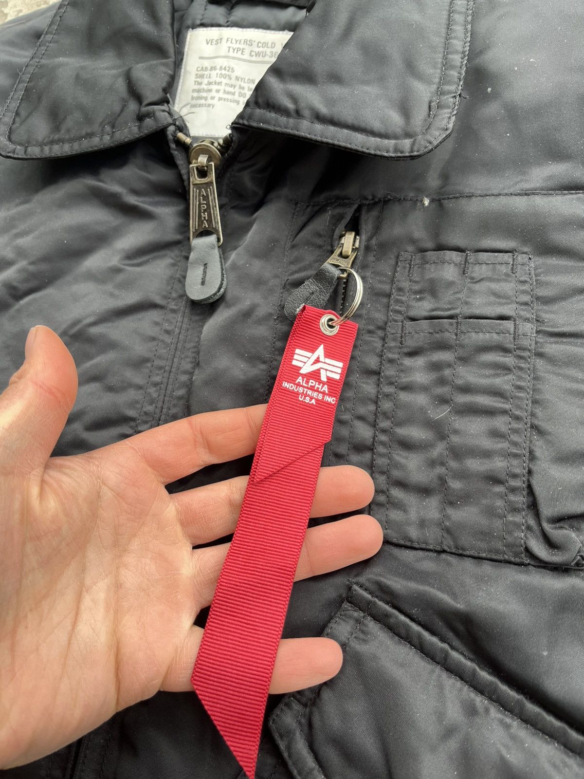 Alpha Industries × Japanese Brand Alpha Industries CWU-36/P Bomber Vest Flyers Cold Jacket Y2K Size US M / EU 48-50 / 2 - 3 Thumbnail