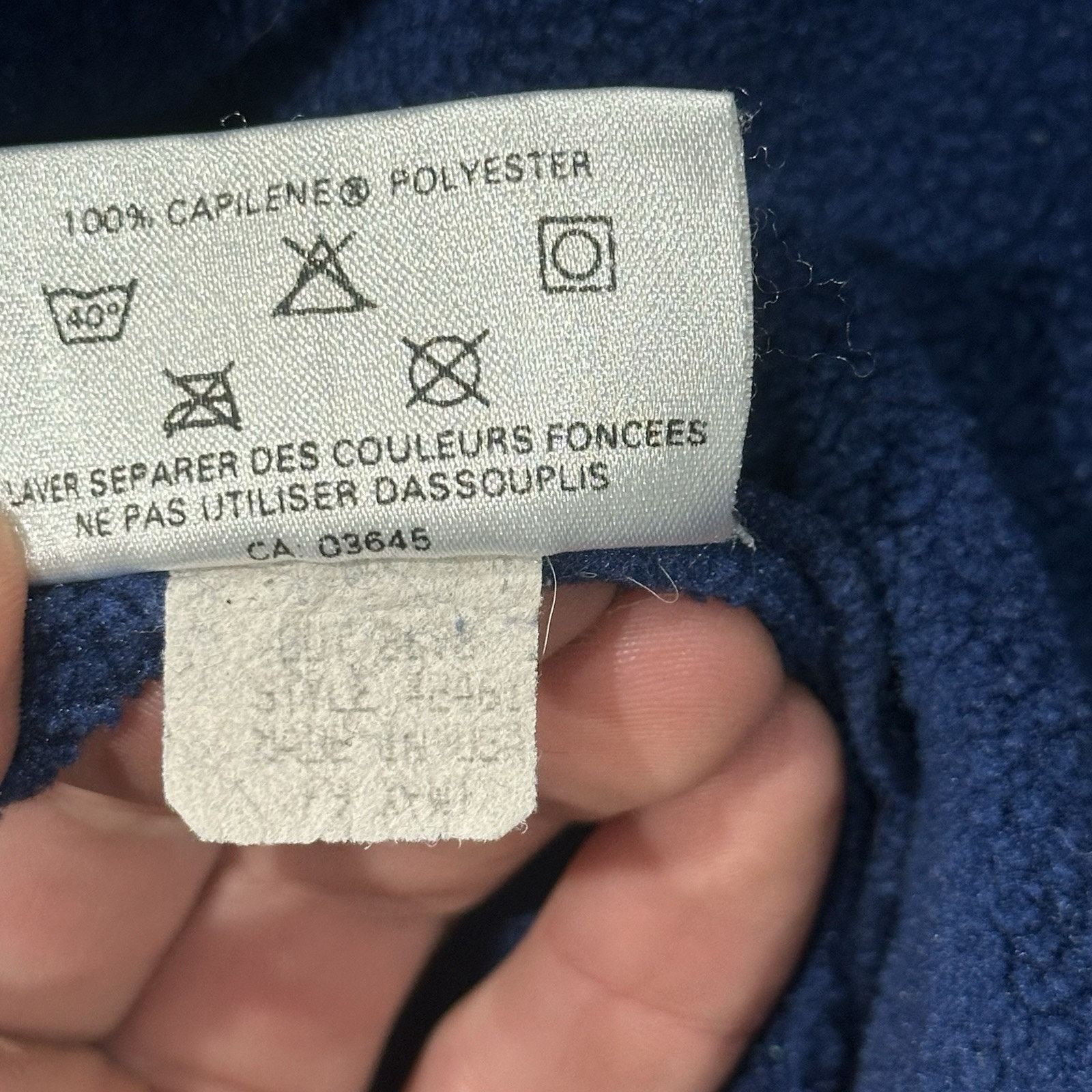 Patagonia Vtg Patagonia Womens XL Capilene Blue 1/4 Zip Baselayer 80s Size XL / US 12-14 / IT 48-50 - 10 Thumbnail