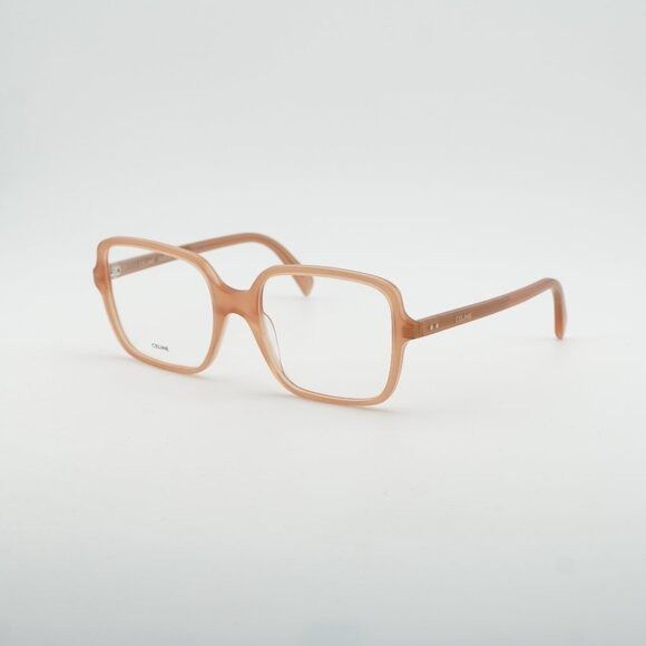 Celine Celine CL50076I 074 Eyeglasses Flamed Havana 57mm Square Size ONE SIZE - 1 Thumbnail