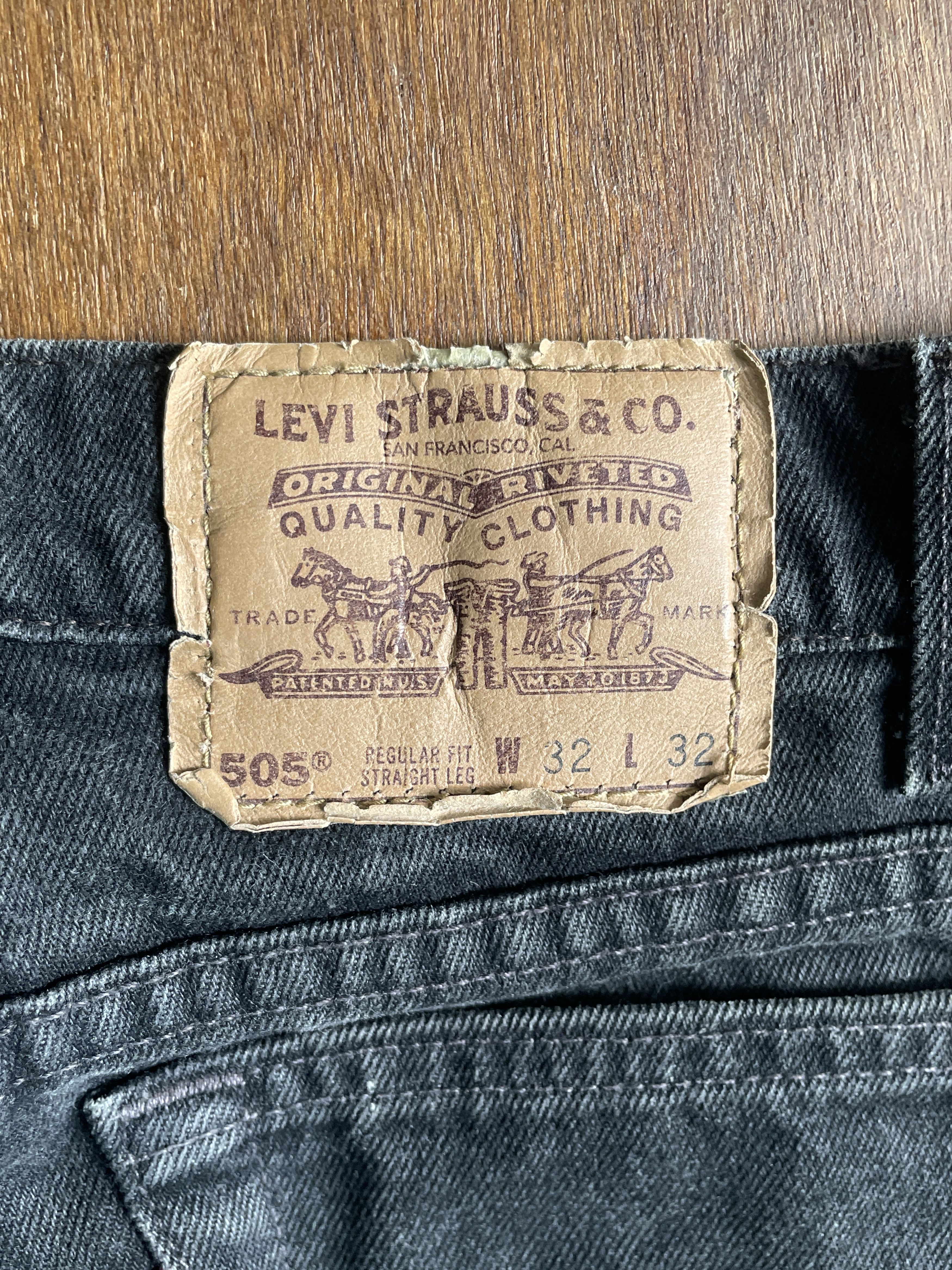Levi's LEVI'S Super Black 505 Made in USA Size US 30 / EU 46 - 13 Thumbnail