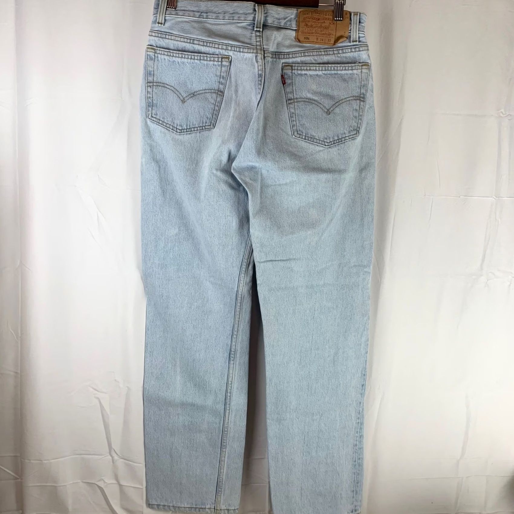 Levi's Vintage Levi's 501 XX Jeans Light Blue - 32" Inseam - 5-Pocket Design Size US 32 / EU 48 - 4 Thumbnail