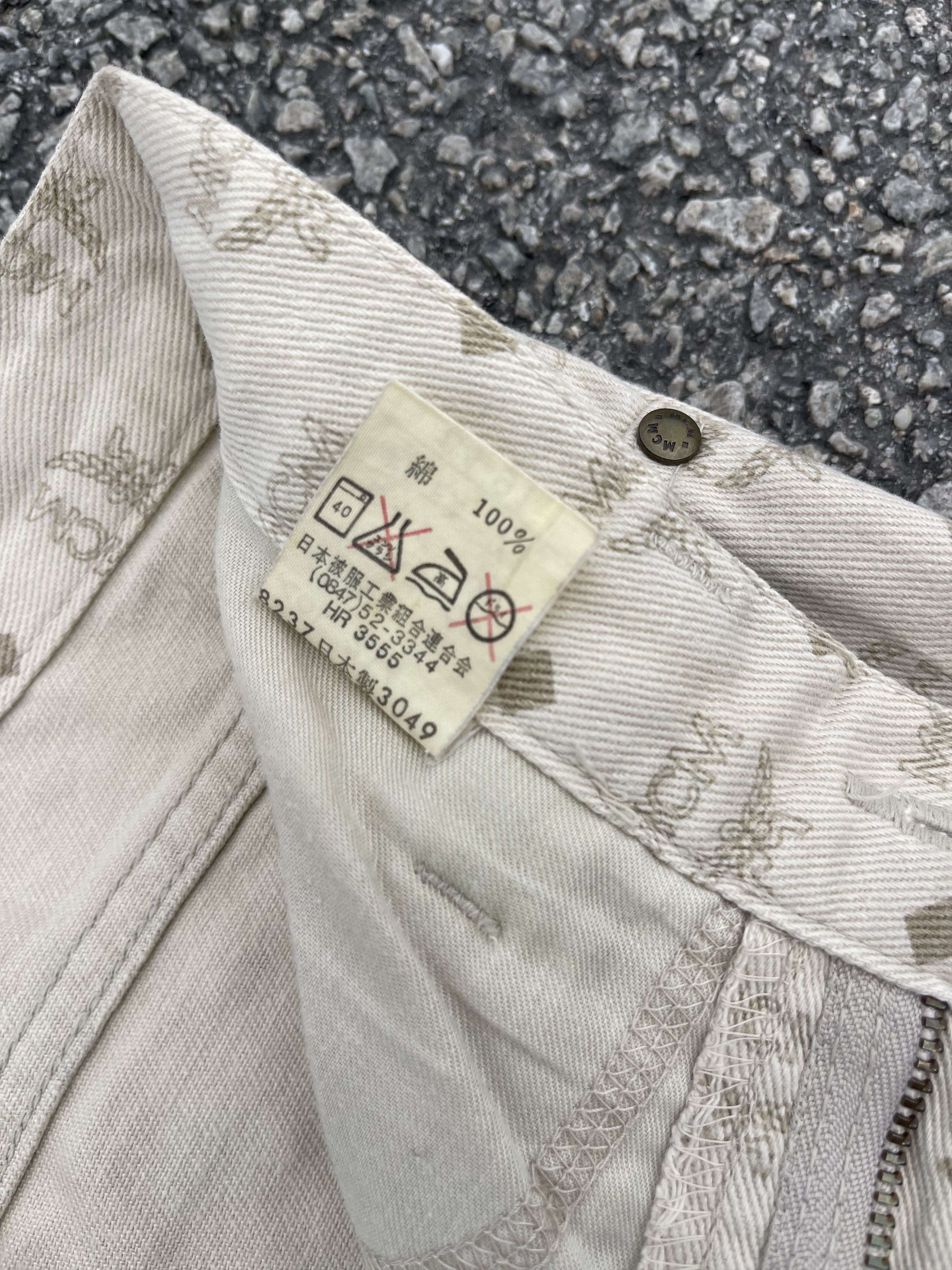 MCM × Vintage Vtg MCM Monogram Beige Colour Size 26 Size 26" / US 2 / IT 38 - 4 Thumbnail