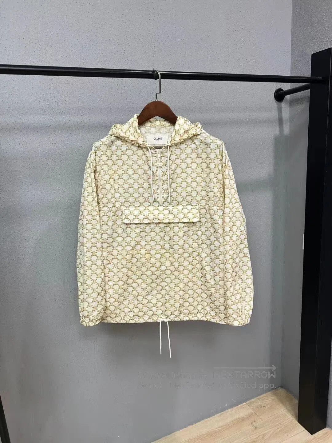 Celine Celine Printed Hooded Windbreaker Jacket. Size M / US 6-8 / IT 42-44 - 1 Thumbnail