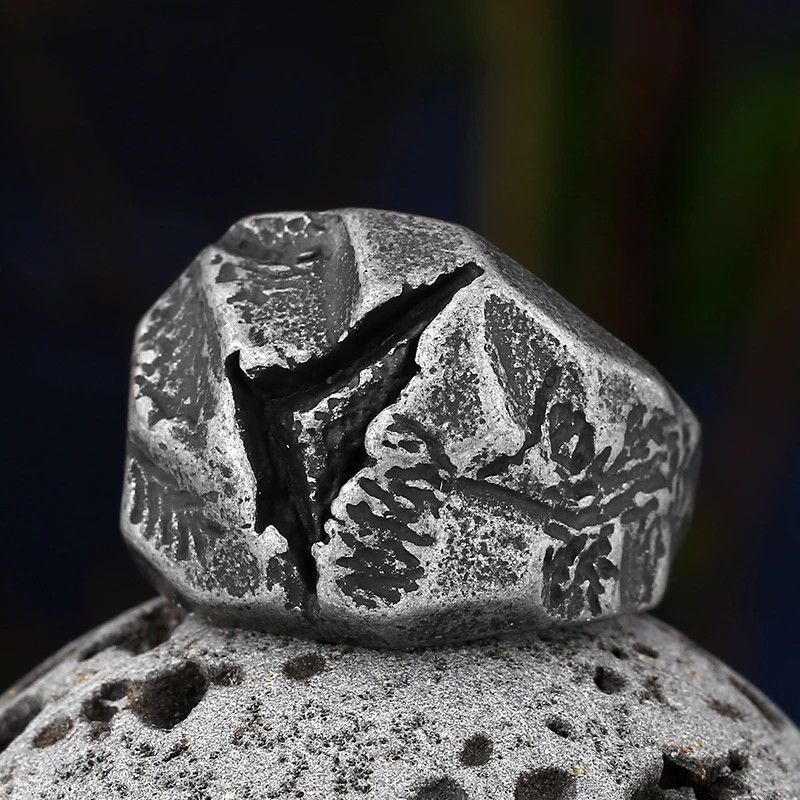 Japanese Brand × Jewelry × Vintage Hole Stainless Steel Ring Size ONE SIZE - 2 Thumbnail
