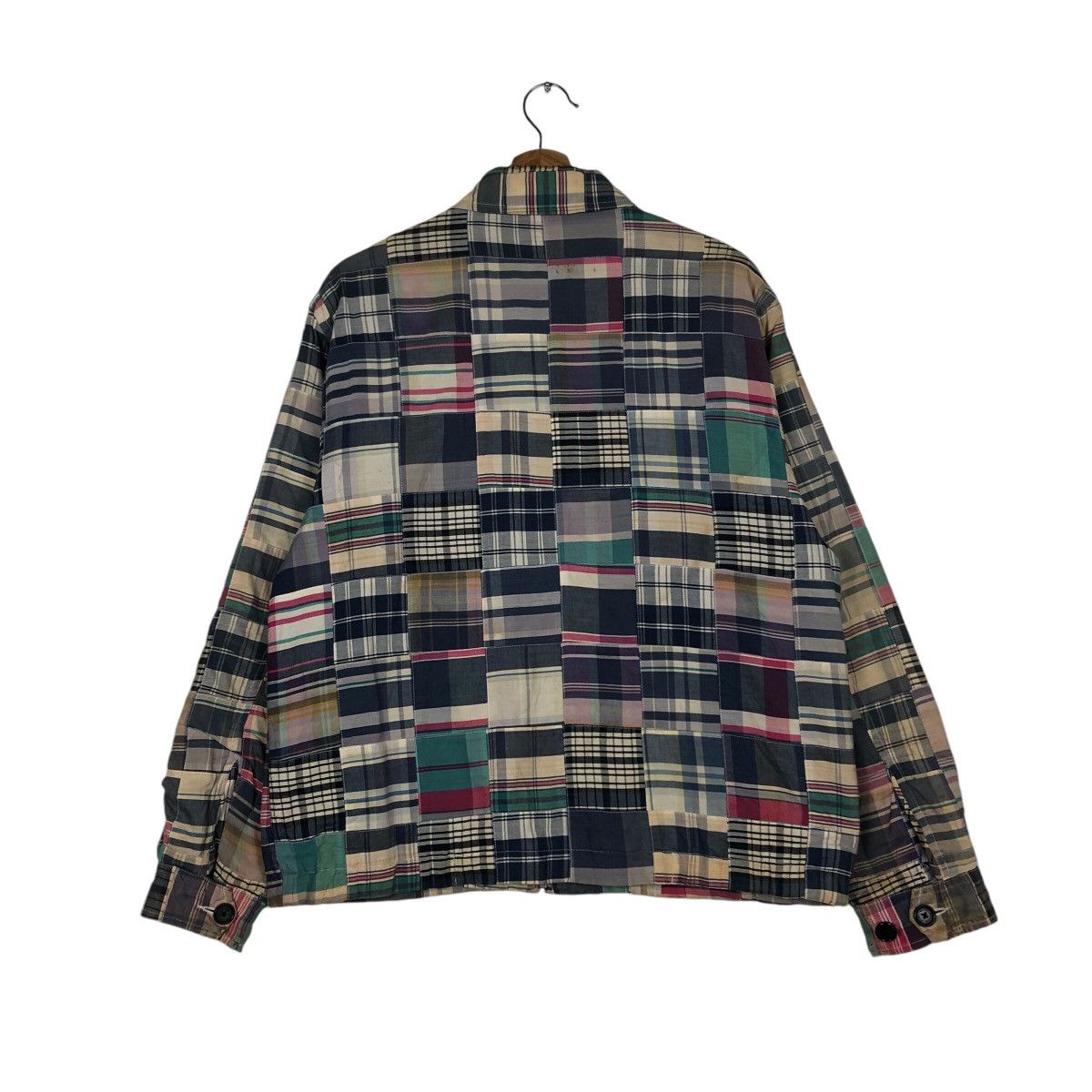Japanese Brand 📌Vintage Bomber Jacket Patch Work Design Brooks Brother Size US S / EU 44-46 / 1 - 9 Thumbnail