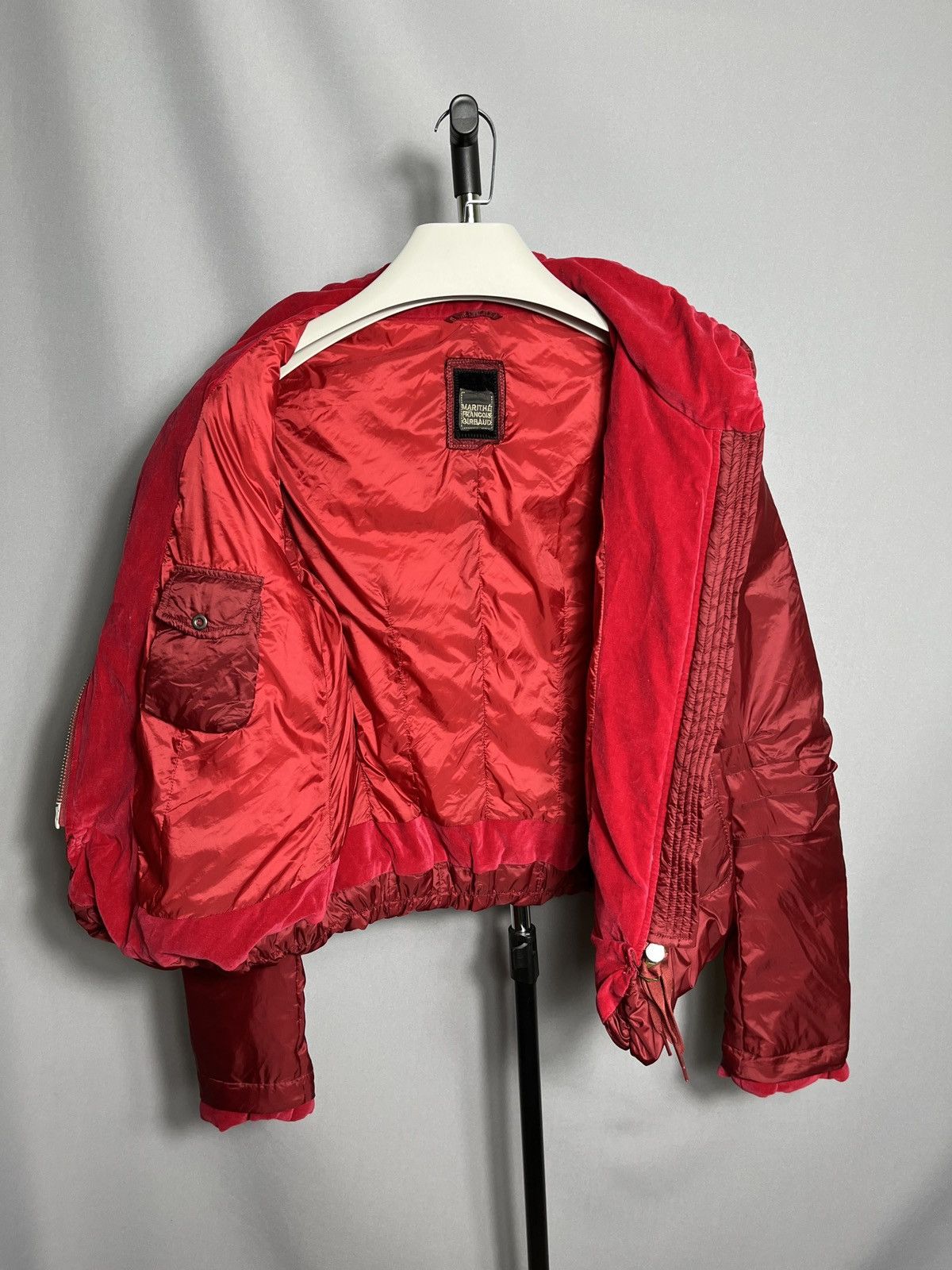 Marithe + Francois Girbaud MARITHE FRANCOIS GIRBAUD Red Puffer Down Jacket Designed Size M / US 6-8 / IT 42-44 - 8 Thumbnail