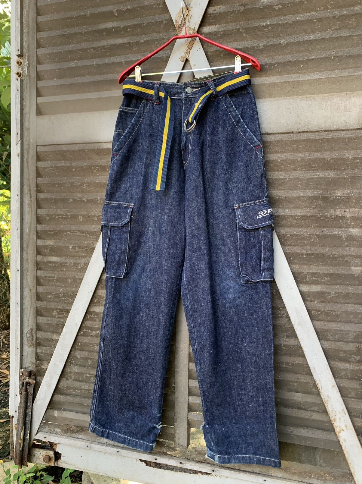Vintage 👹Vintage Y2K Piko Hawaiian Longboard Baggy Denim Size US 29 - 3 Thumbnail