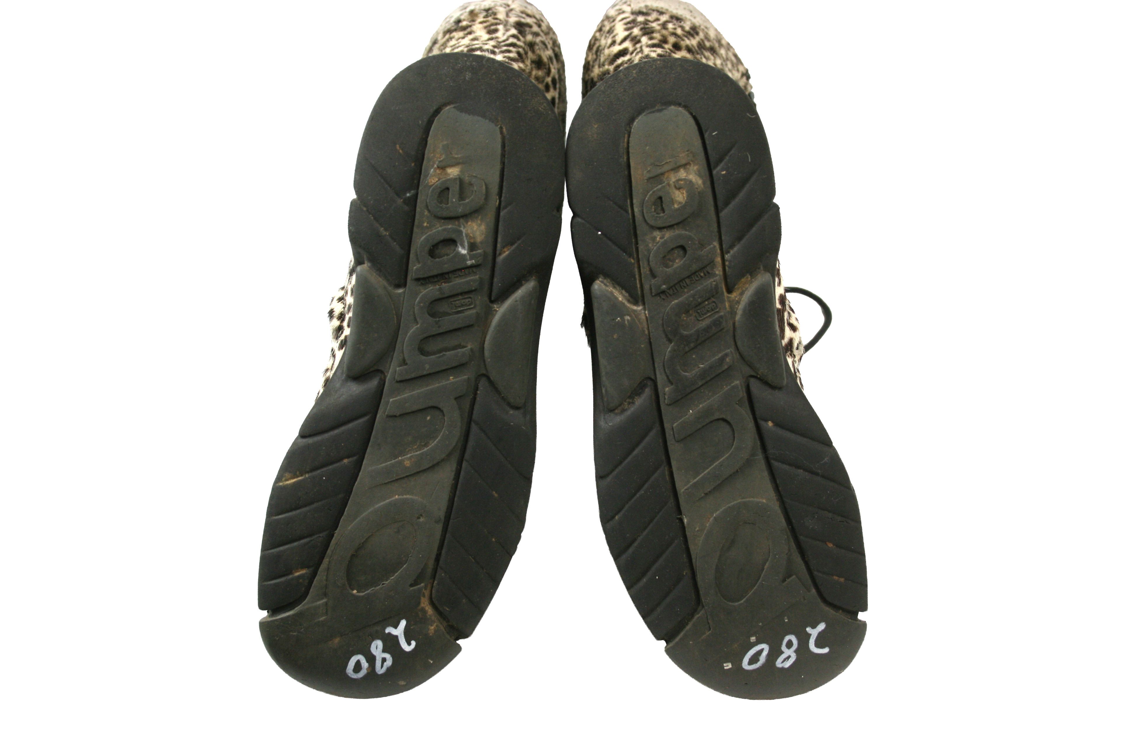 Japanese Brand Bumper Leopard Y2K Knee High Fur Hair Boots Size US 5 / IT 35 - 14 Thumbnail