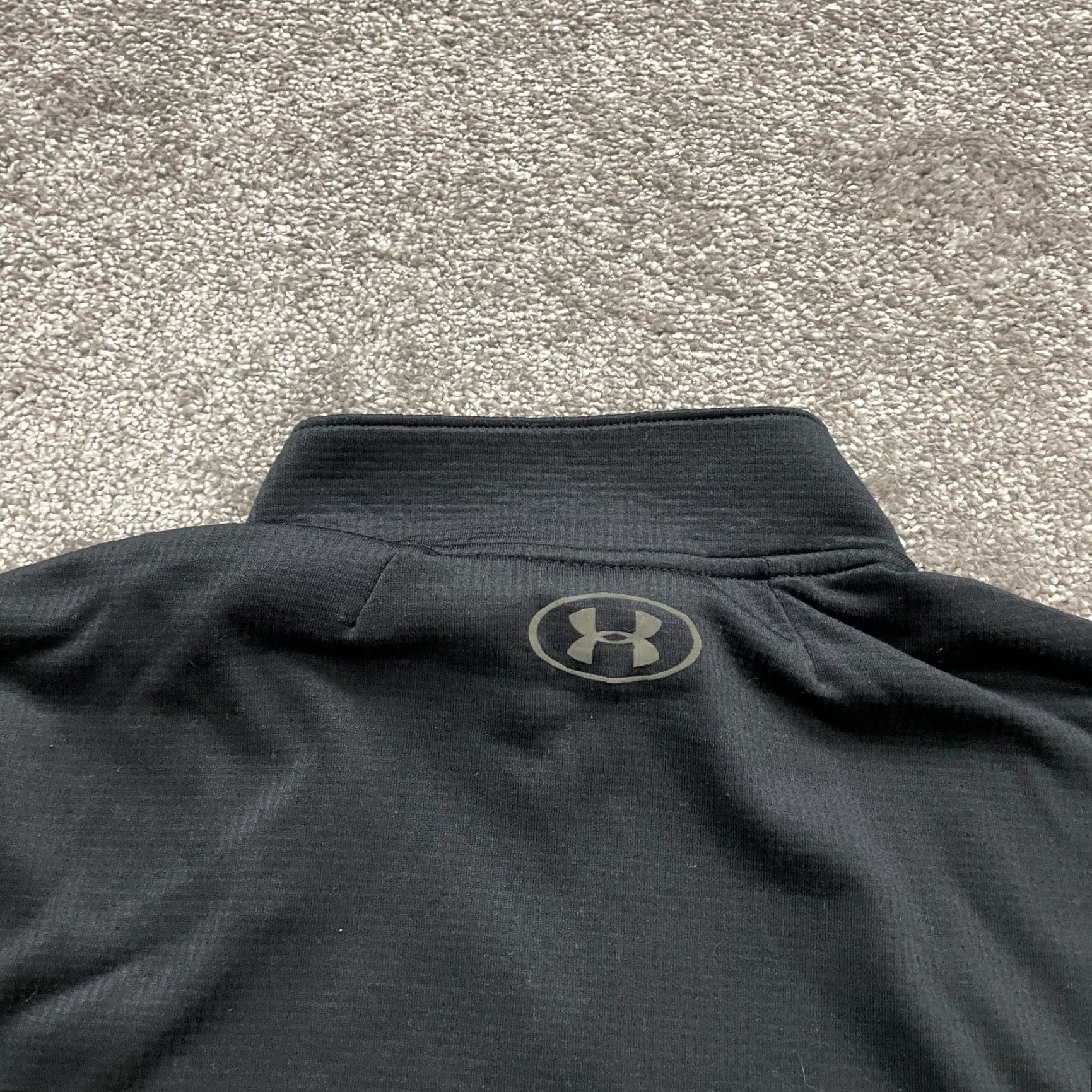 Under Armour Under Armour ColdGear Reactor Active Jacket Men S Black 1/4 Zip High Neck Hiking Running Walking Jacket Size US S / EU 44-46 / 1 - 4 Thumbnail