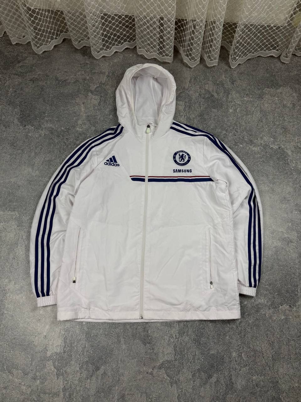 Adidas Adidas Chelsea 2013 Track Suit (Jacket+pants) Size L Size US L / EU 52-54 / 3 - 3 Thumbnail